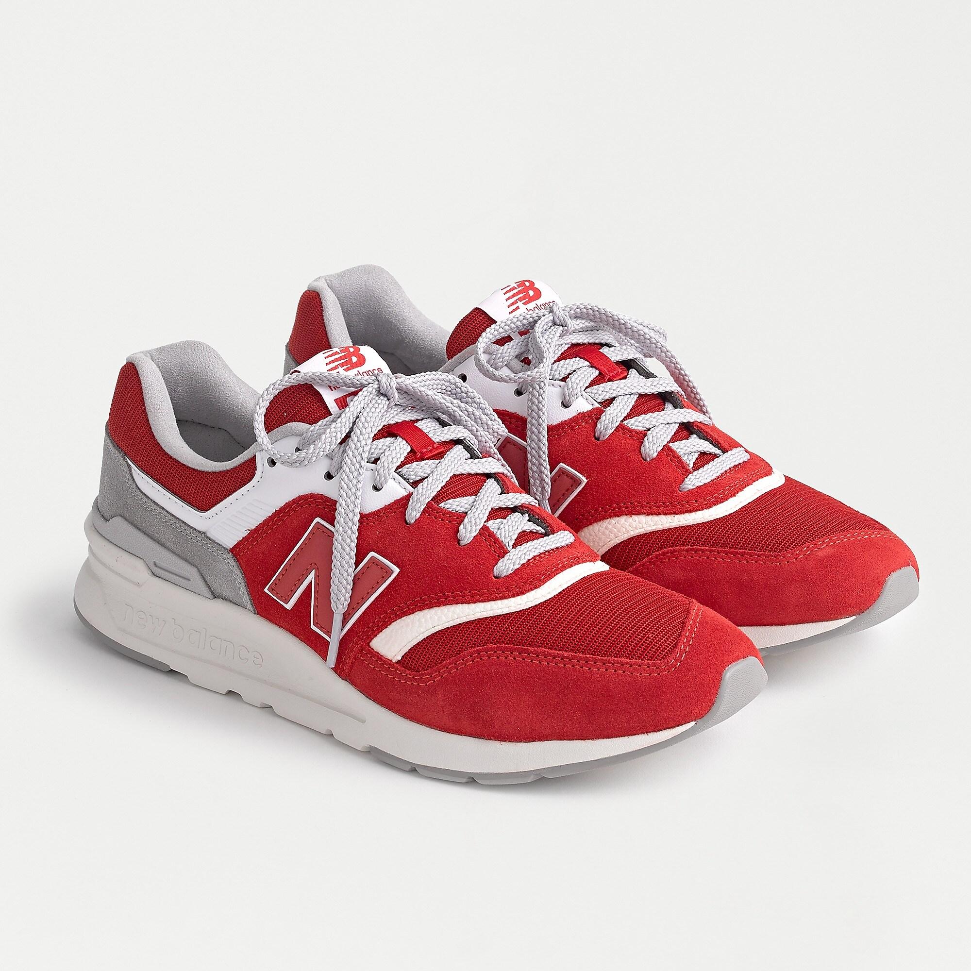 New Balance Suede 997h Sneakers in Red for Men - Lyst
