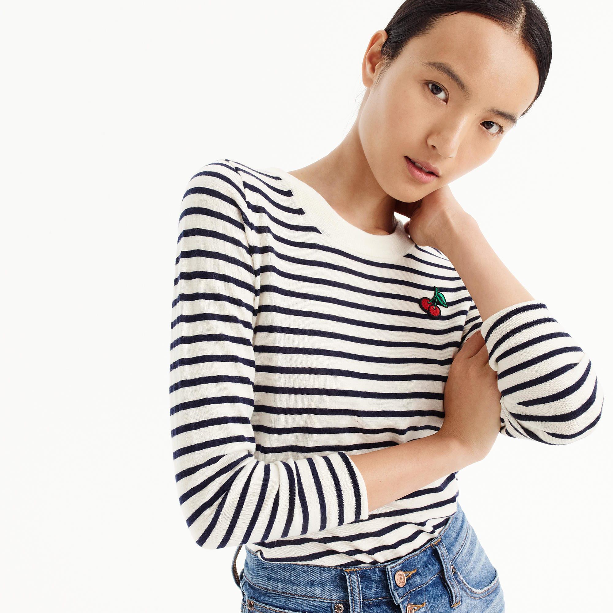 j crew cherry sweater