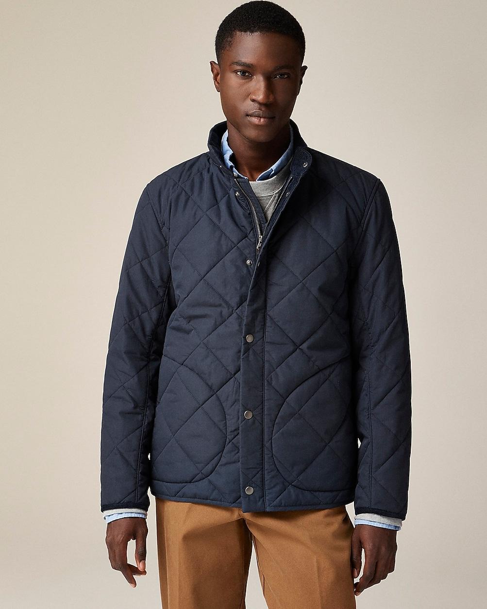 J.Crew Sussex Quilted Jacket With Primaloft in Blue for Men Lyst