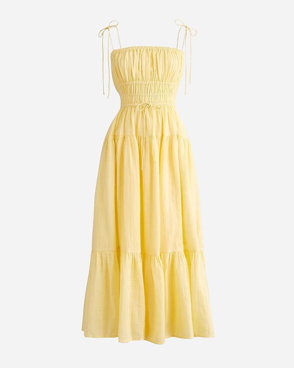 J.Crew Clio Dress in Yellow | Lyst