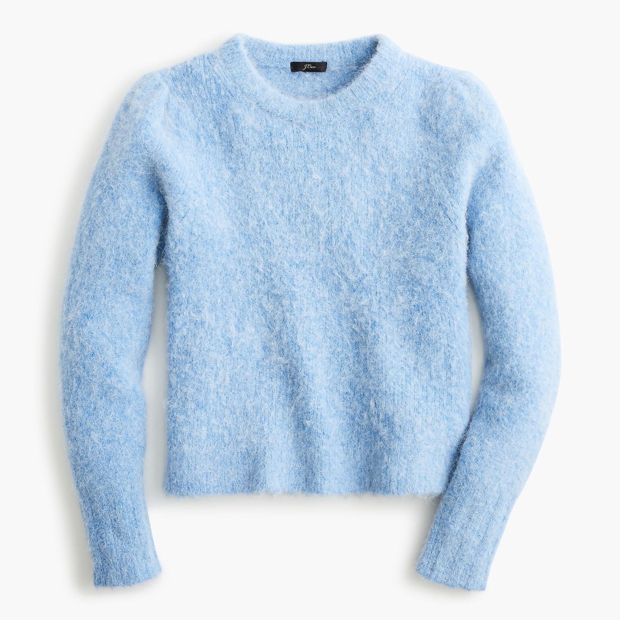 Fuzzy crewneck sale