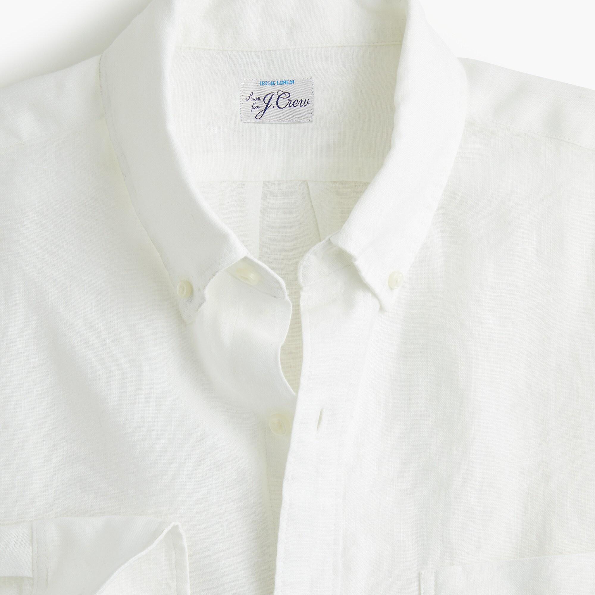 J.Crew Tall Baird Mcnutt Irish Linen Shirt in White for Men | Lyst