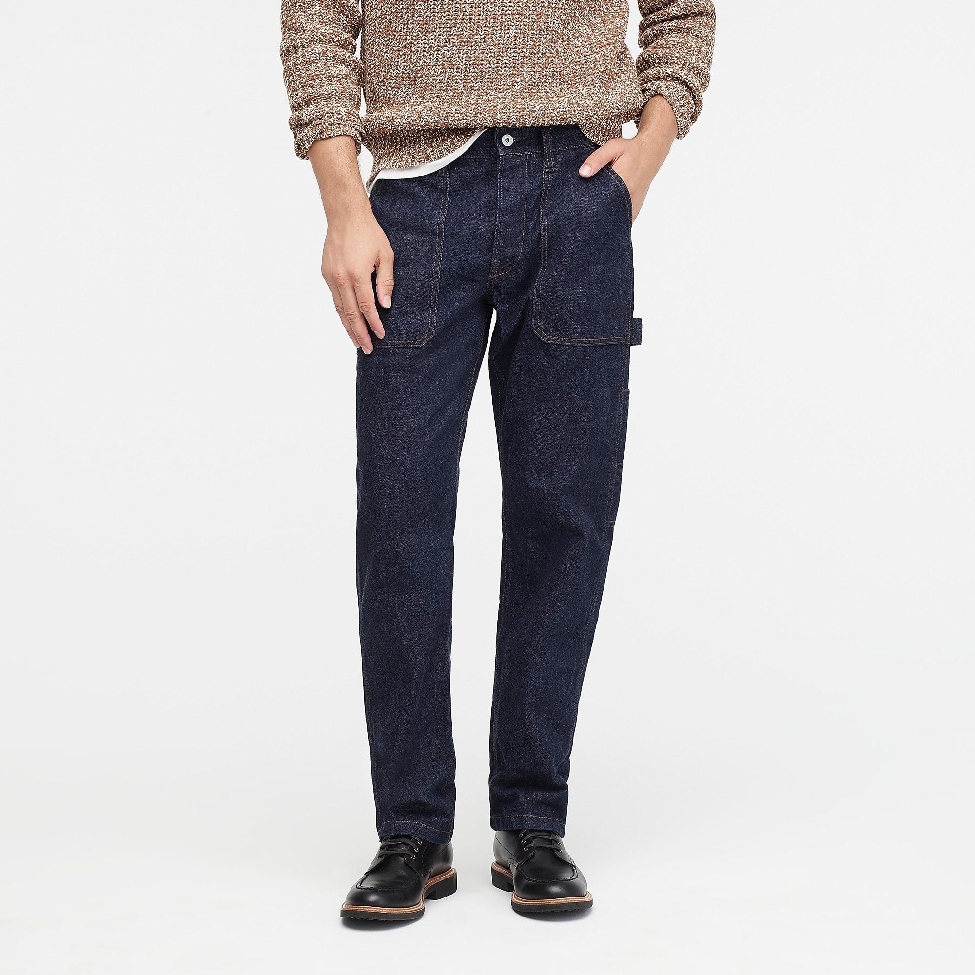 J.Crew Wallace & Barnes Carpenter Pant In Japanese Rinsed Indigo Denim
