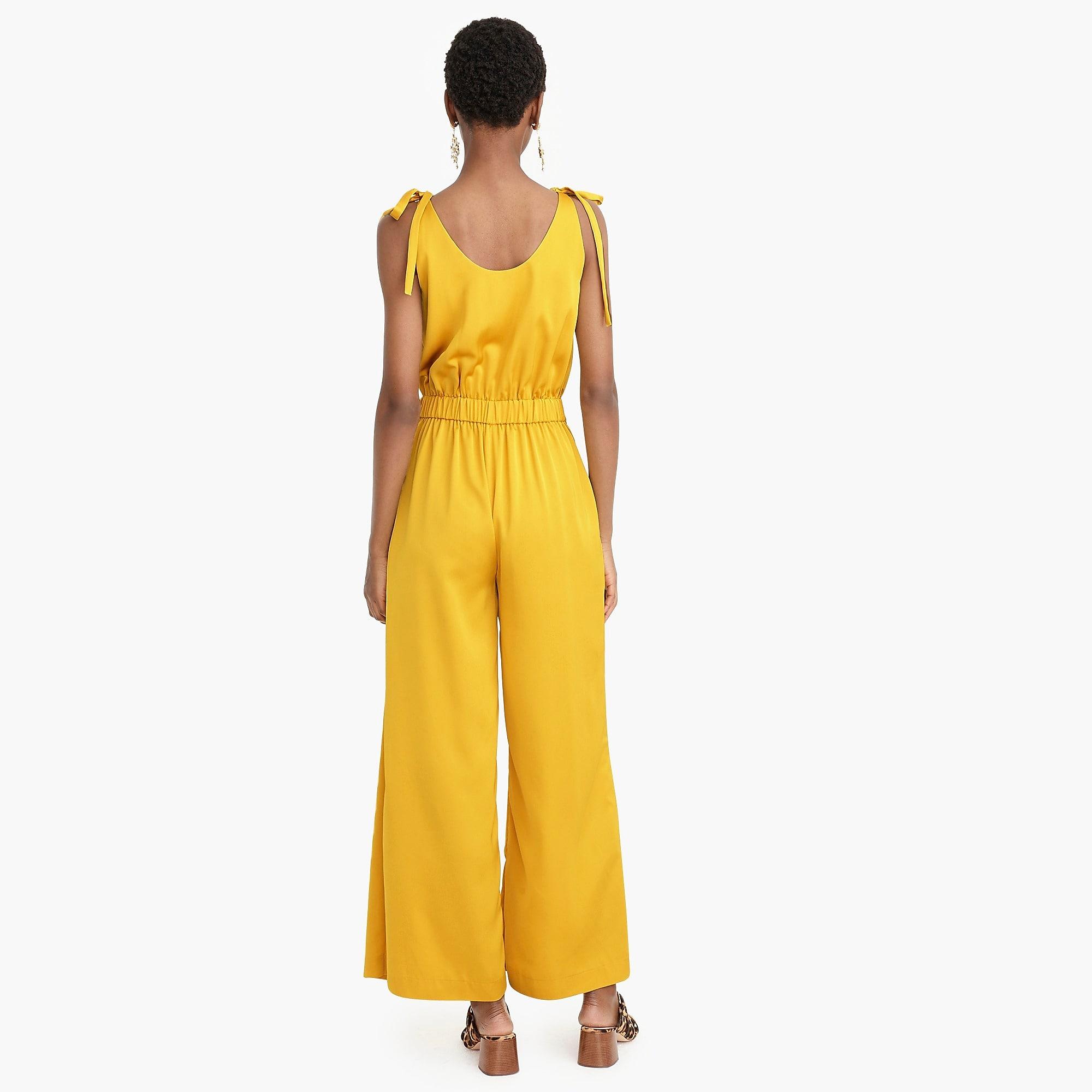 j crew yellow jumpsuit