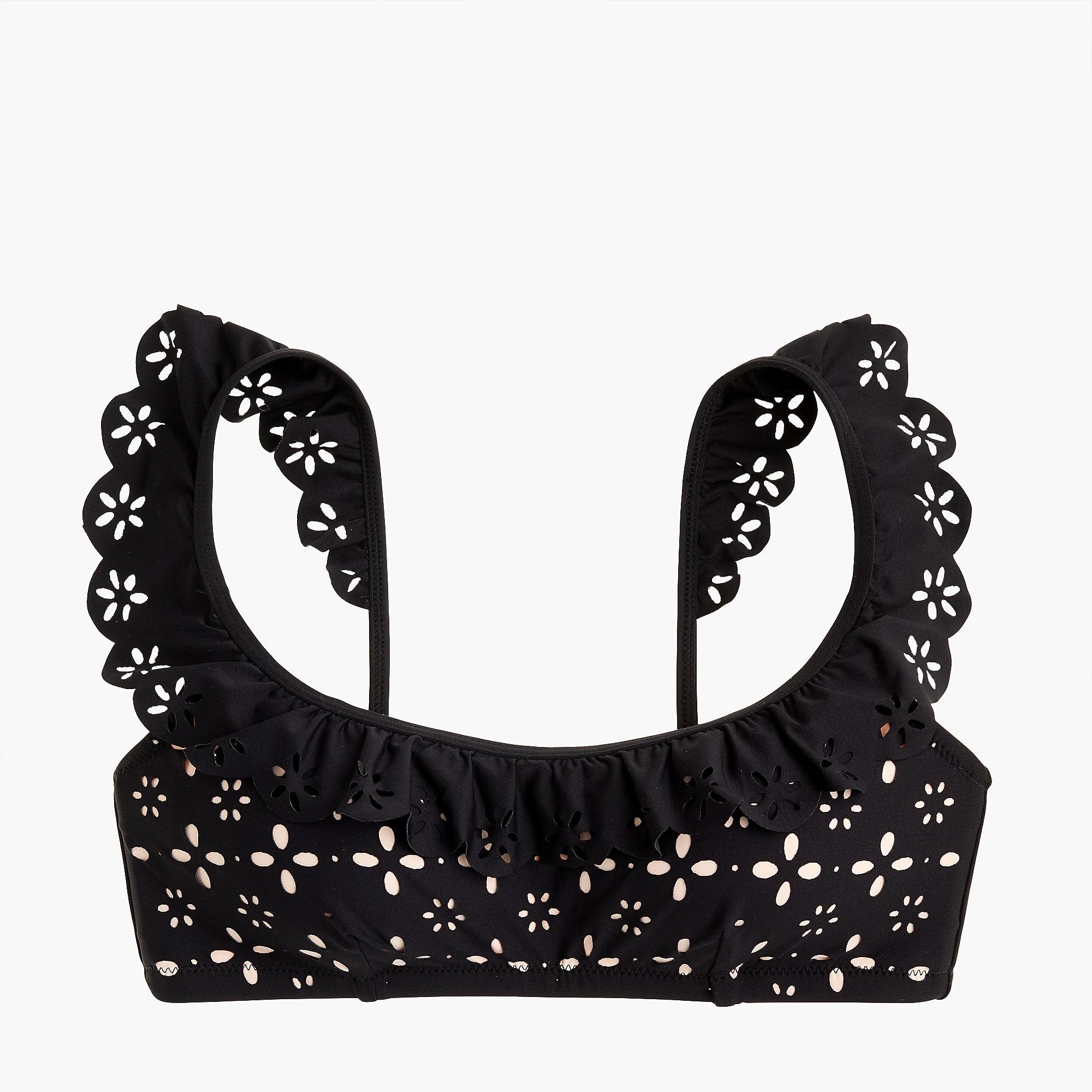 j crew ruffle bikini