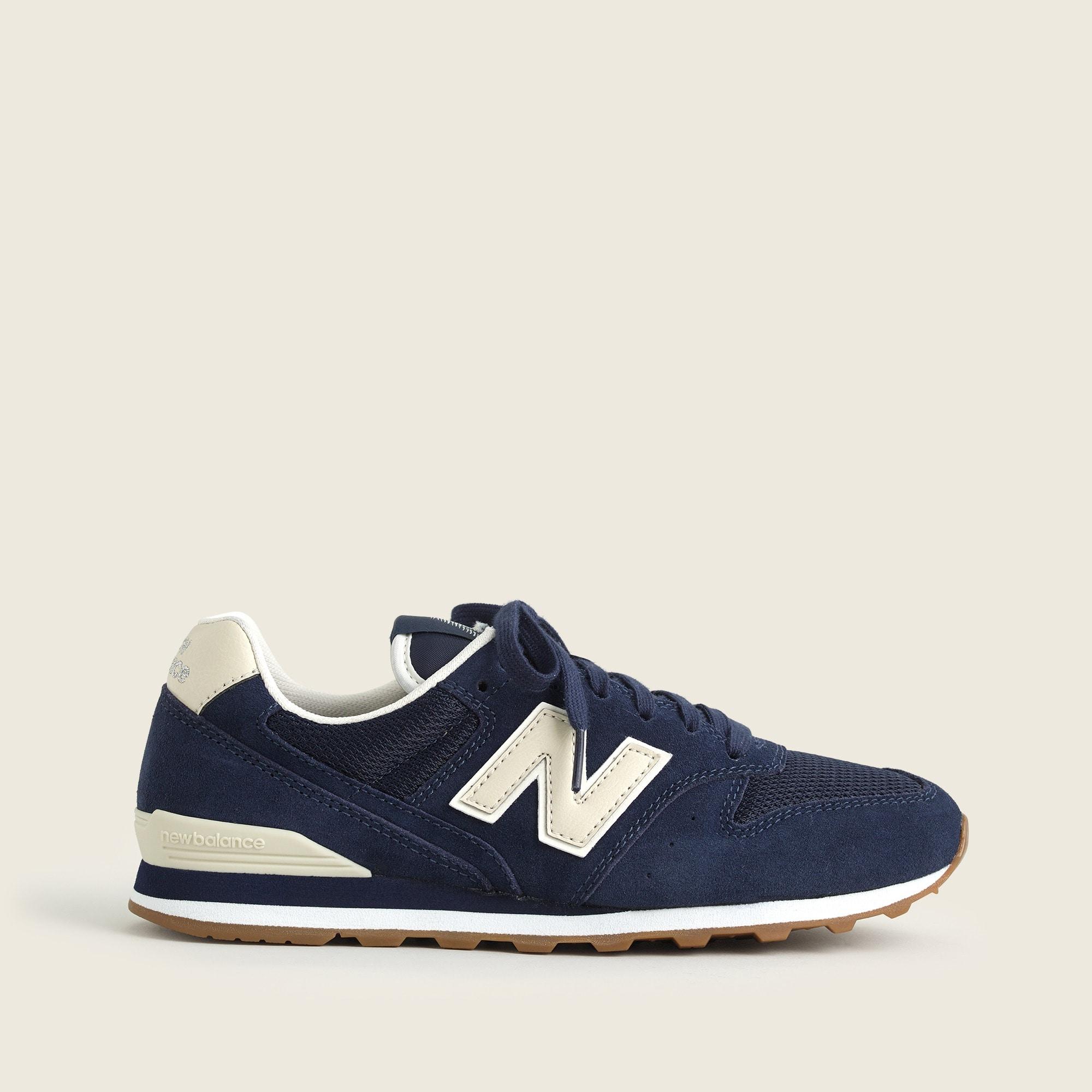 New Balance ® X J.crew 996 Sneakers In Suede in Navy/Sand (Blue) | Lyst