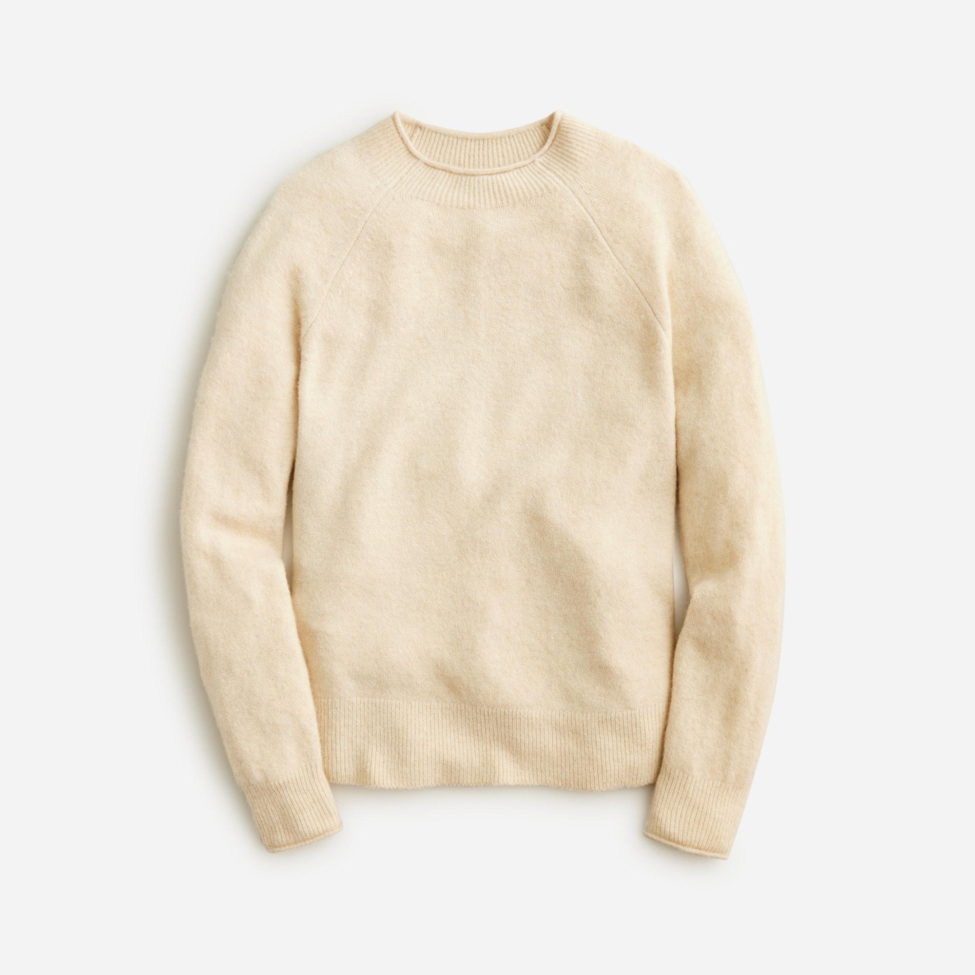 J.Crew Rollneck Sweater In Supersoft Yarn in Natural | Lyst