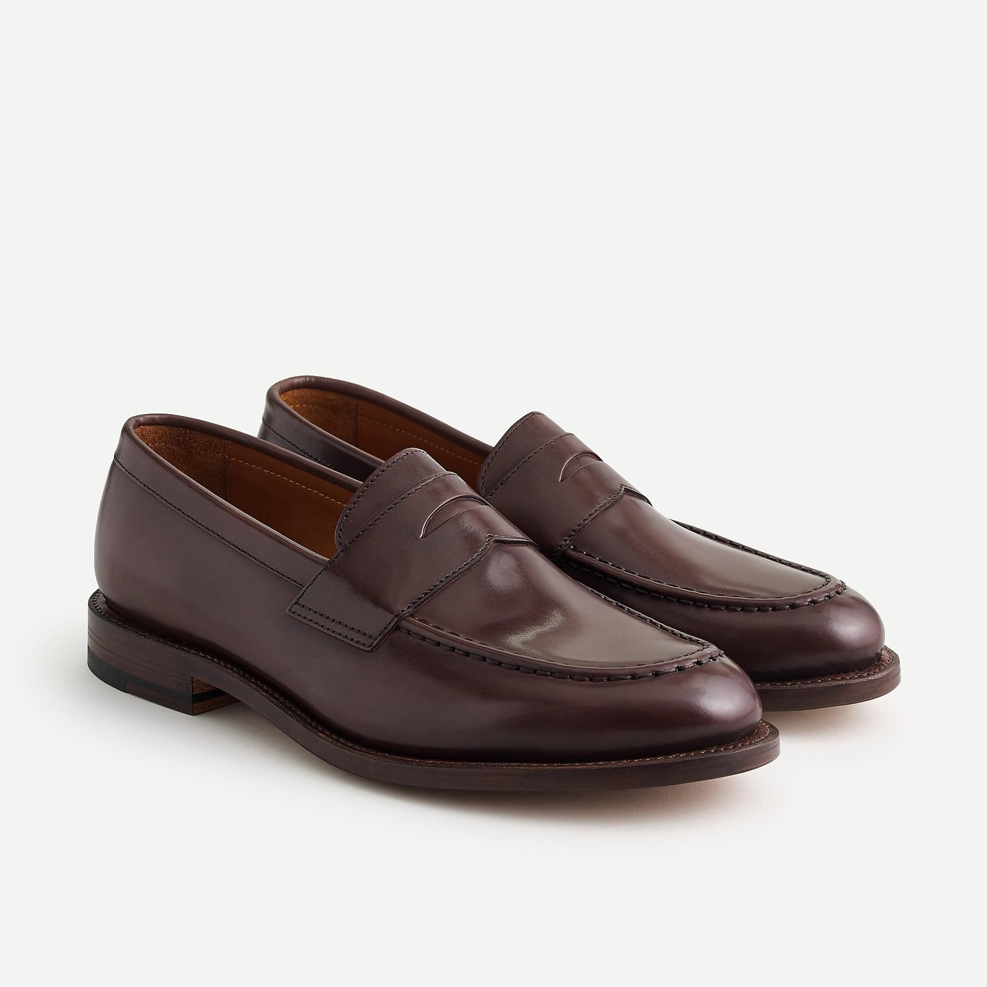 J.Crew Ludlow Italian Leather Penny Loafers in Brown for Men - Save 89% ...