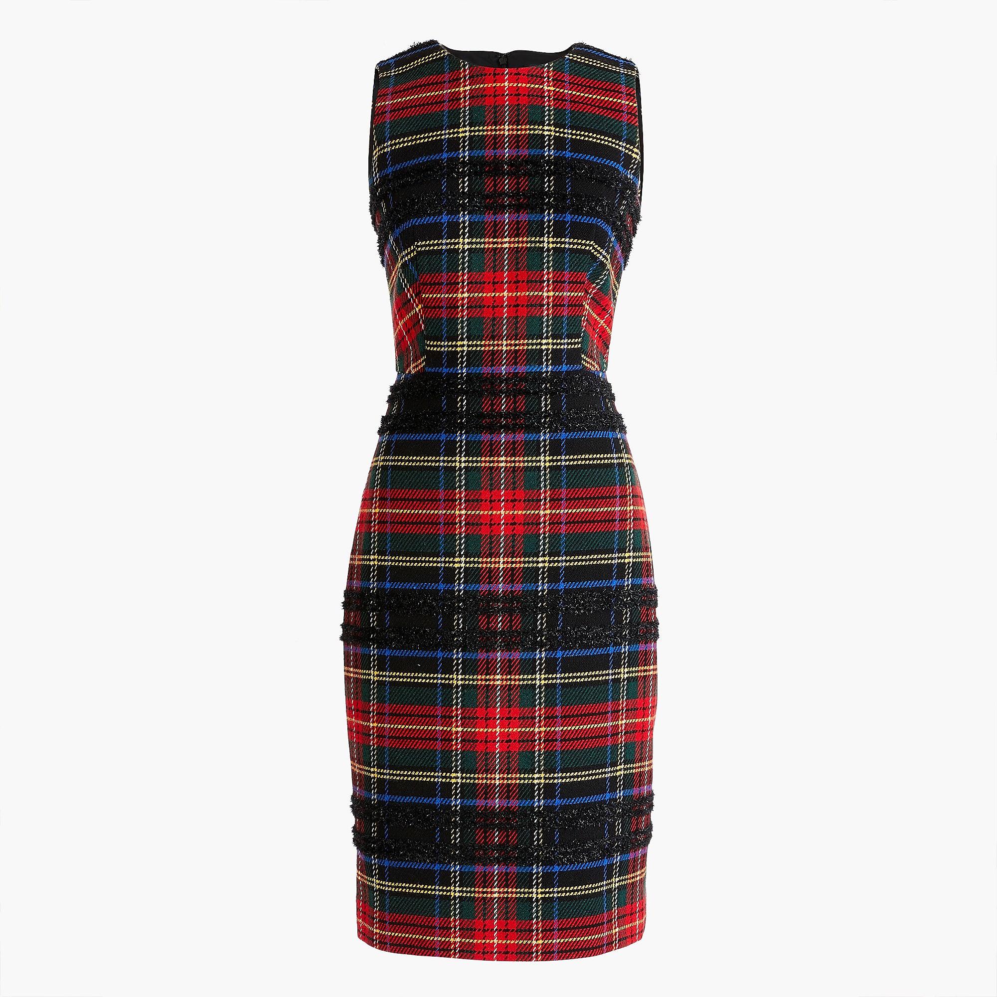 petite tartan dress