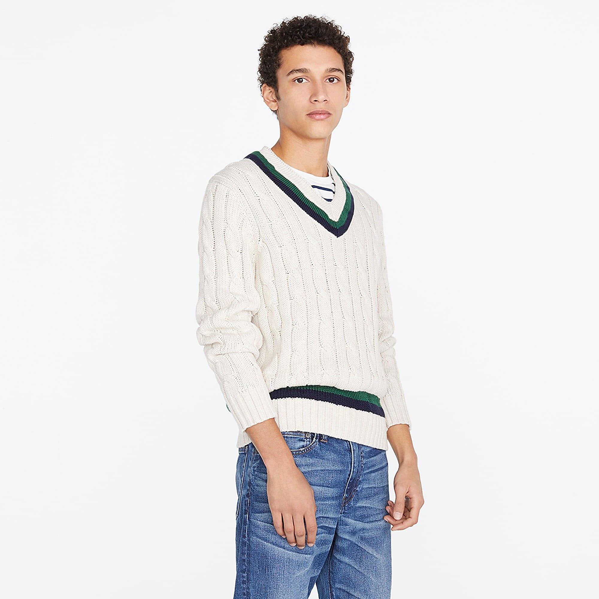 J.Crew Always Cotton Tennis Sweater for Men - Lyst