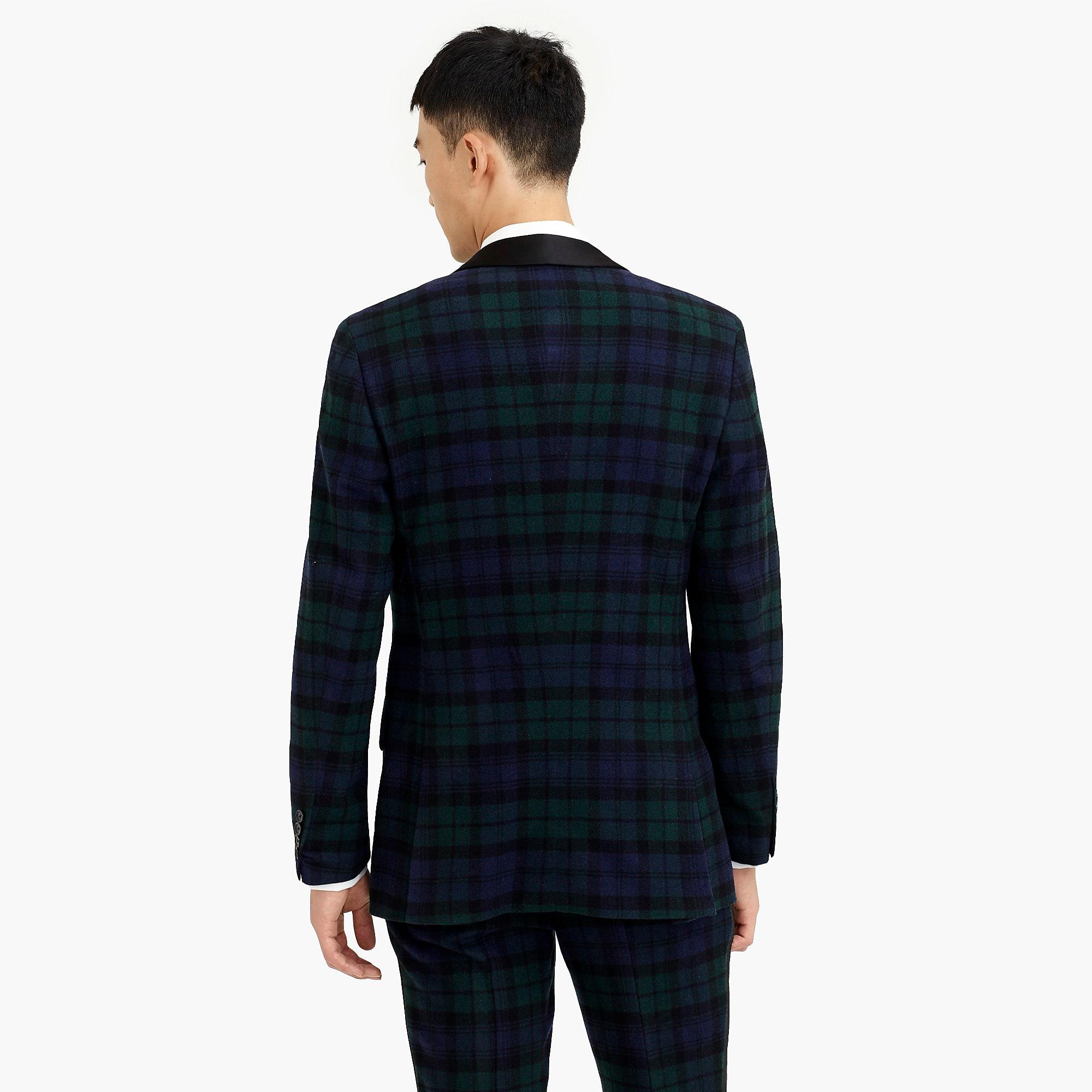 Lyst J.Crew Ludlow Slimfit Dinner Jacket In Black Watch Tartan in