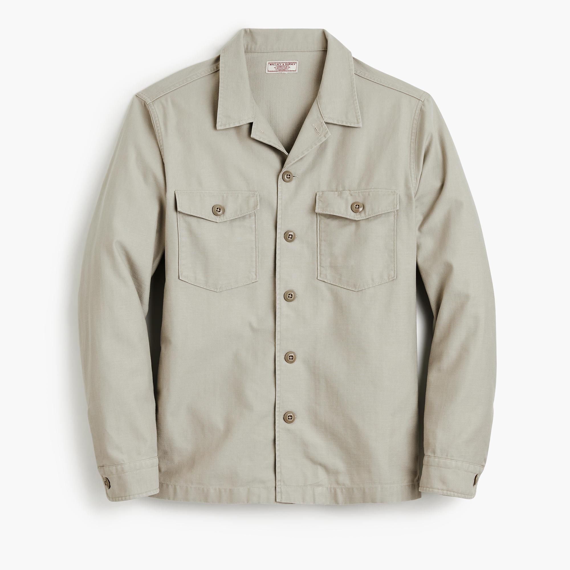 J.Crew Wallace & Barnes Military Shirtjacket for Men Lyst