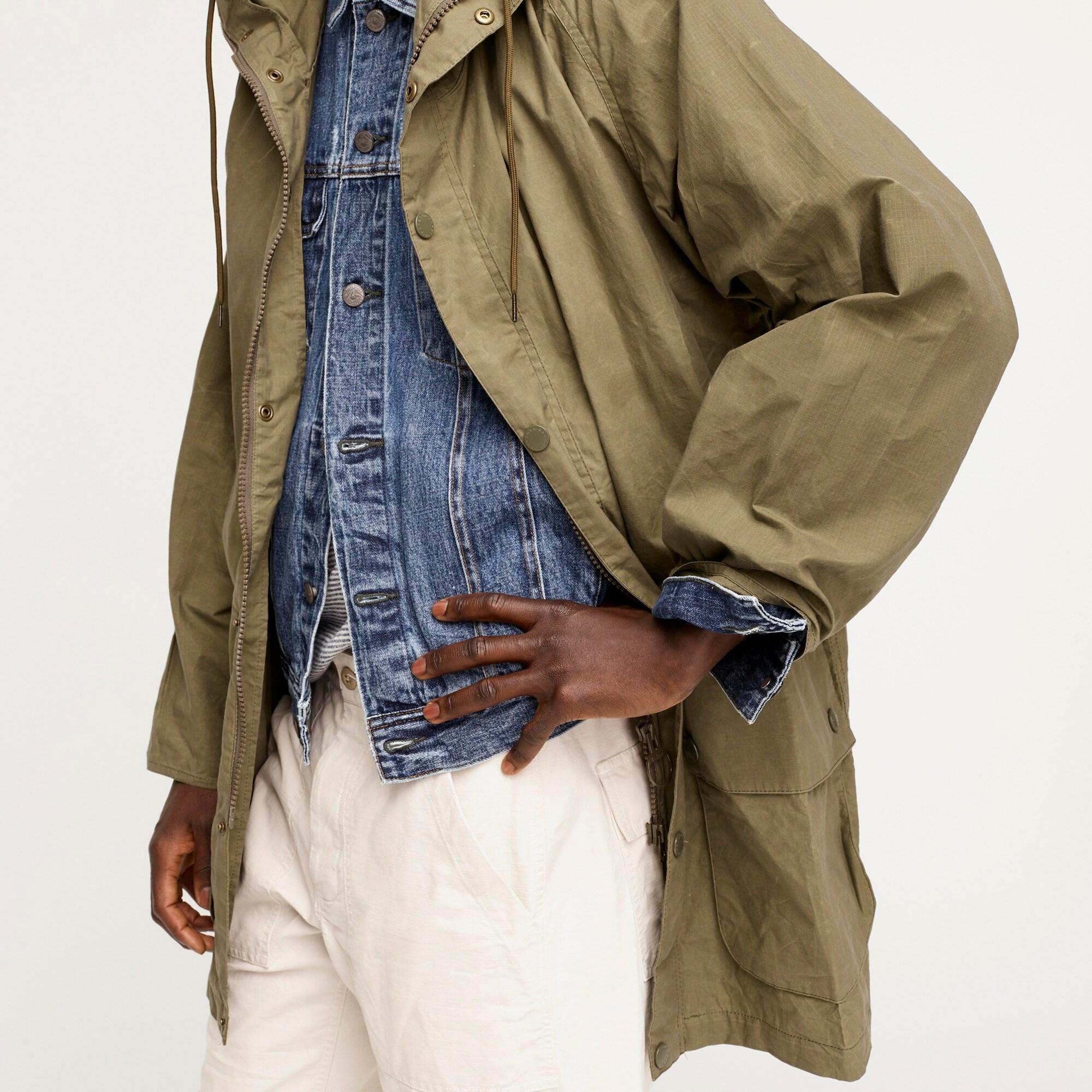 mens barbour hooded wax jacket