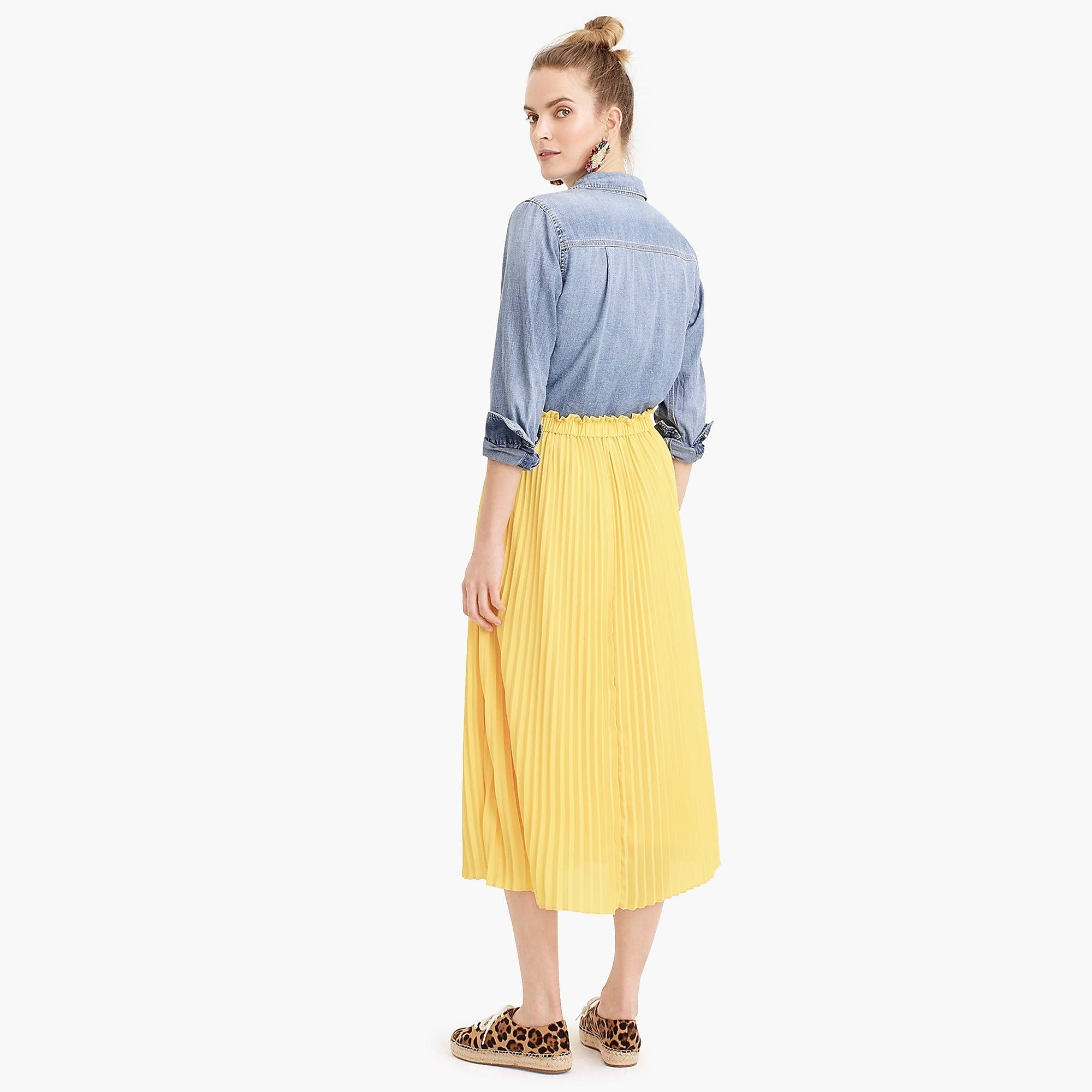 express pleated skirt