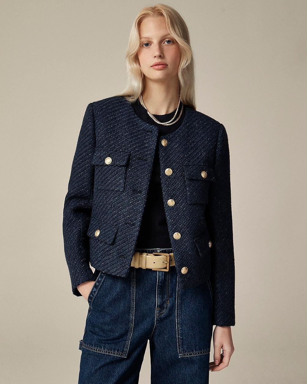 J.Crew Isabelle Lady Jacket in Blue Lyst