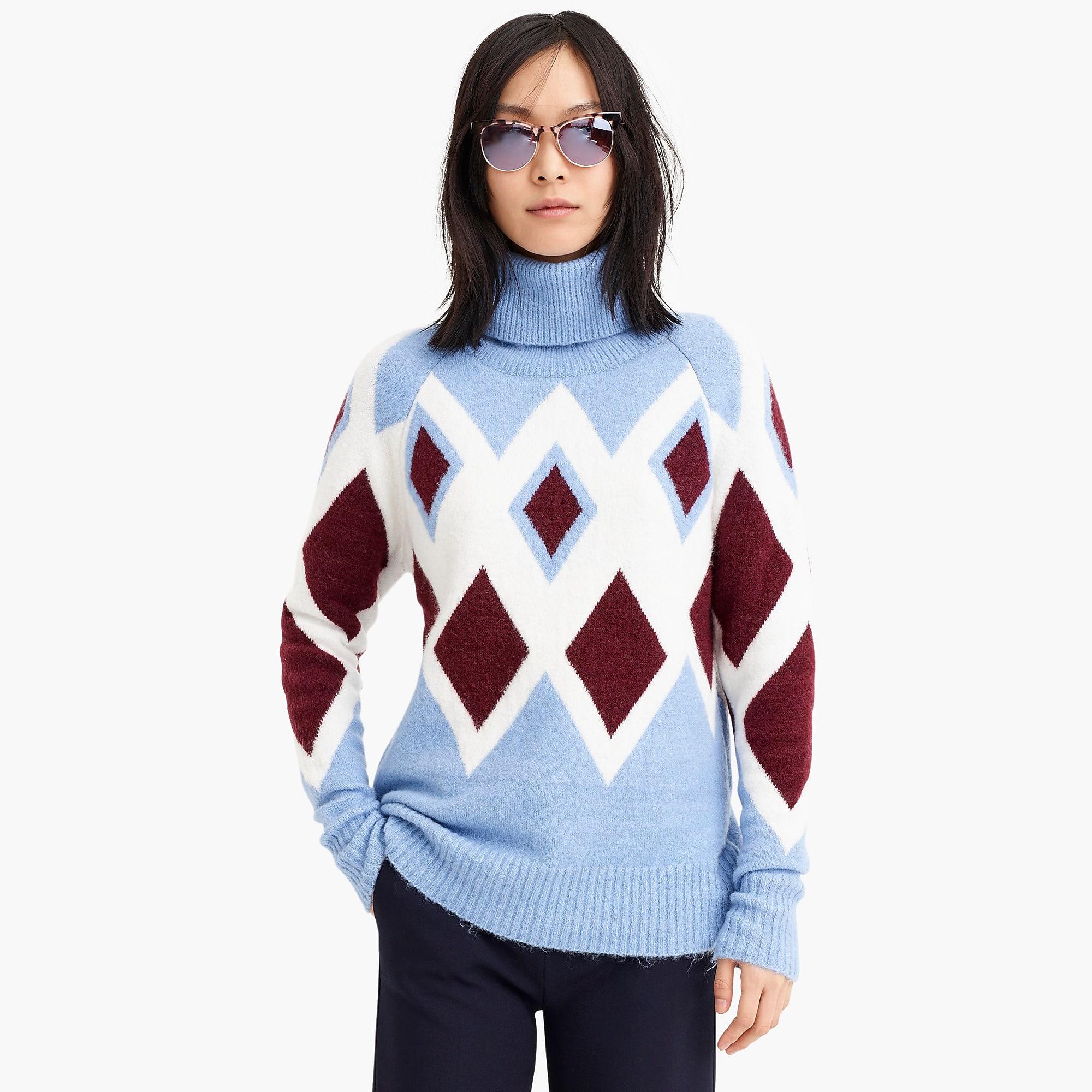 turtleneck dress in supersoft yarn