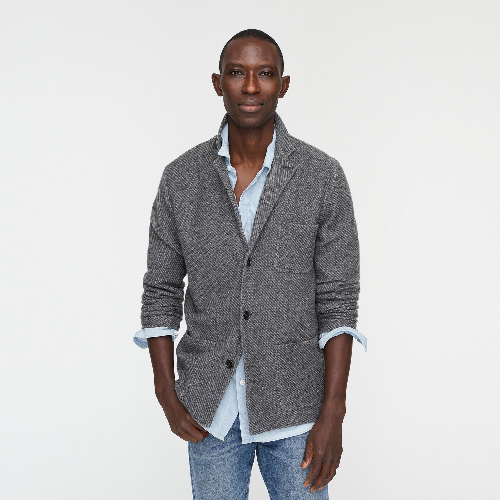 wool blend workwear jacket