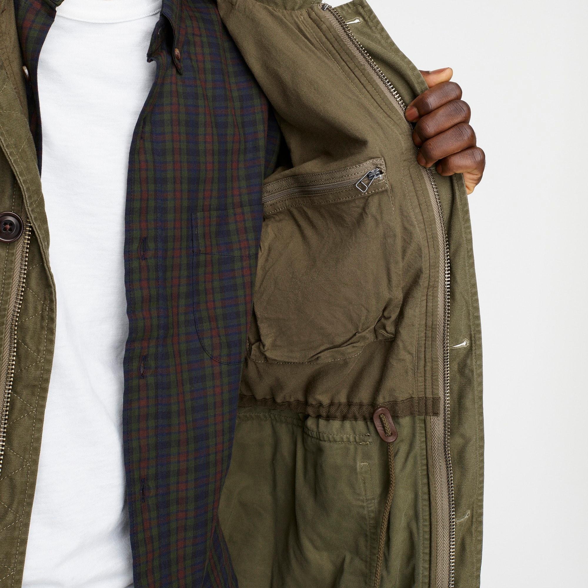 J Crew Cotton Wallace Barnes European Combat Jacket In Green For Men Lyst