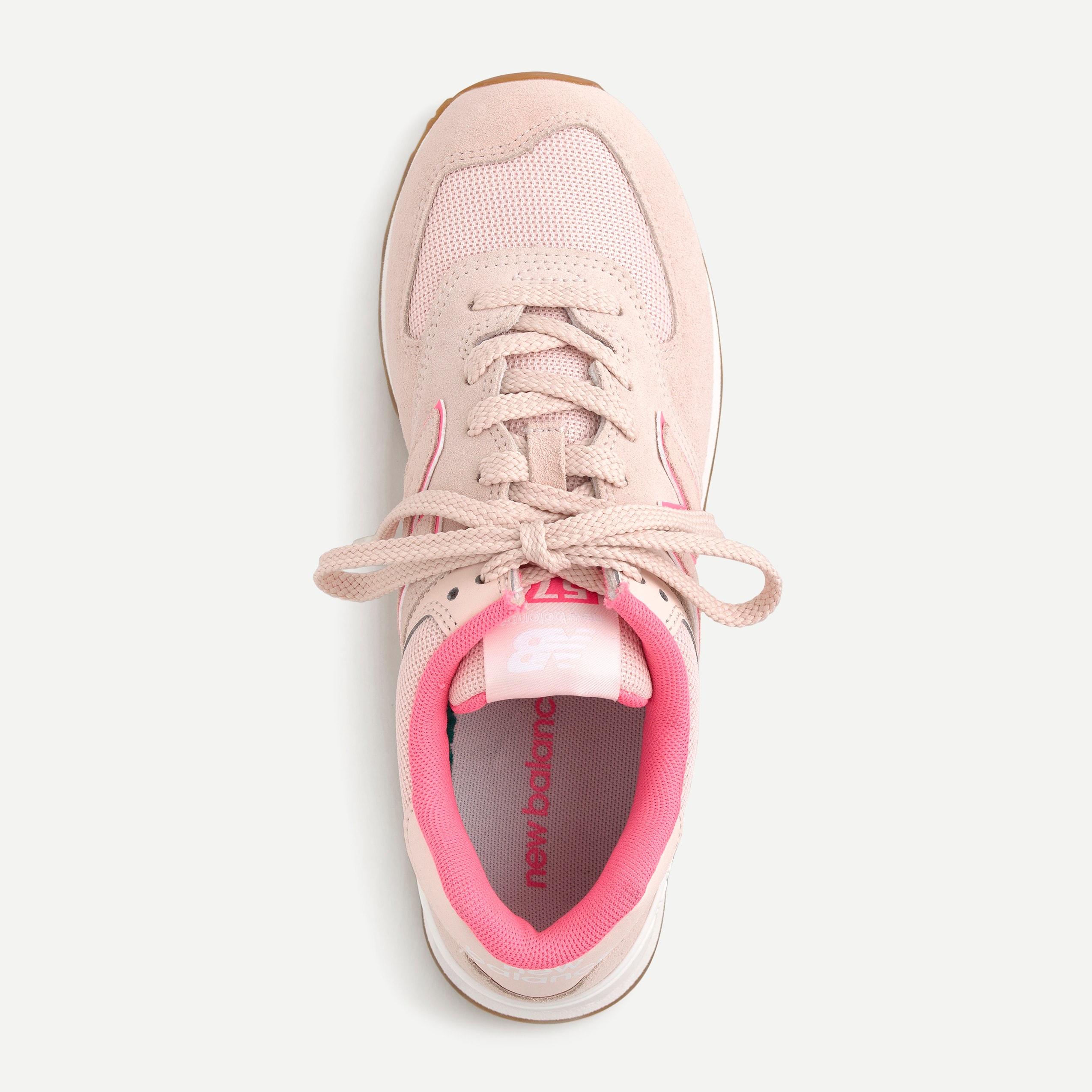 New Balance Suede Â® X J.crew 574 Sneakers In Pink - Lyst