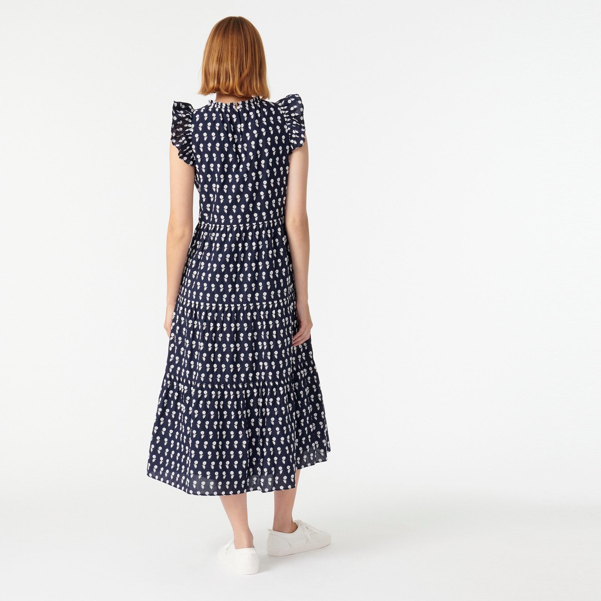 J.Crew Tiered Cotton Voile Dress In 