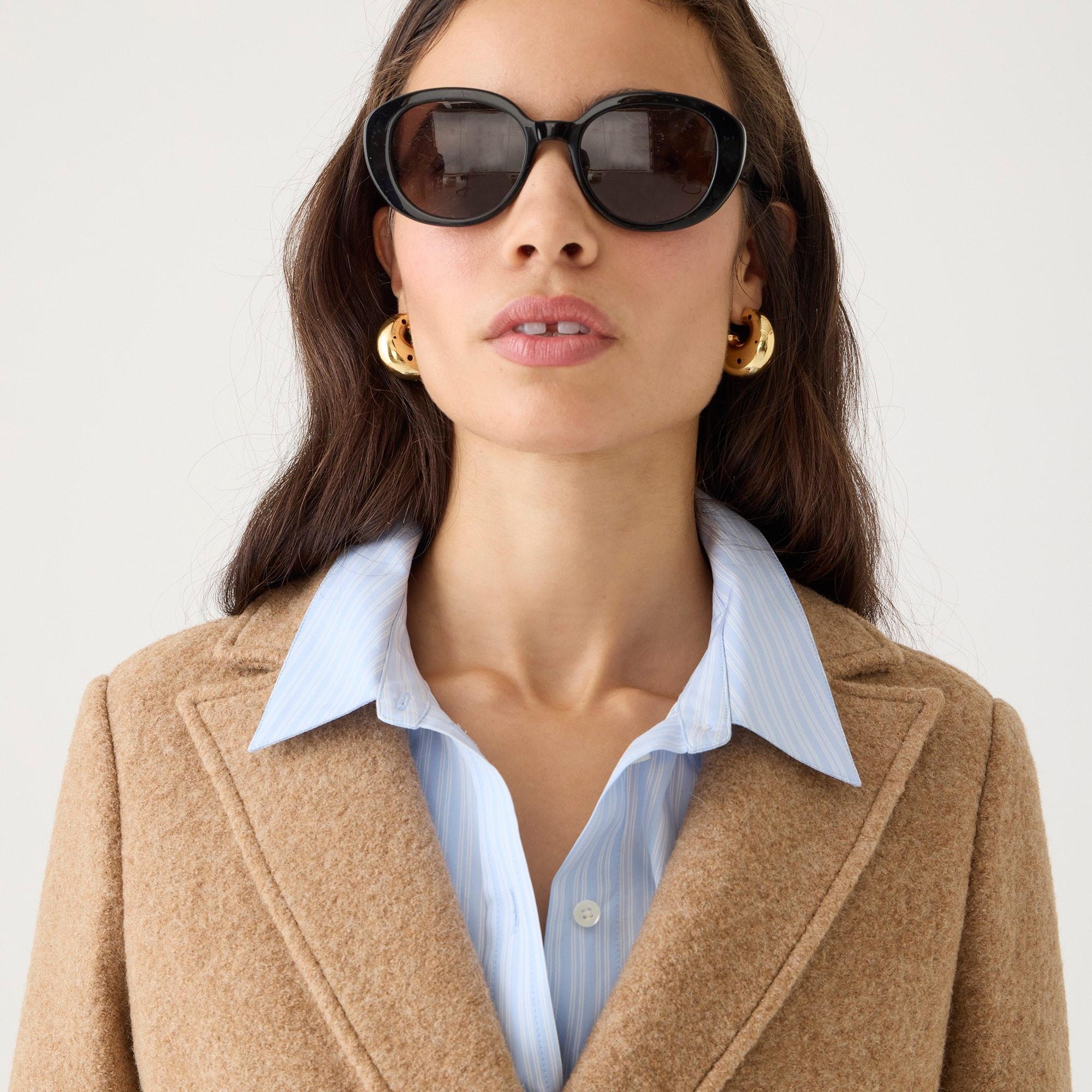 J crew daphne topcoat hot sale in italian boiled wool