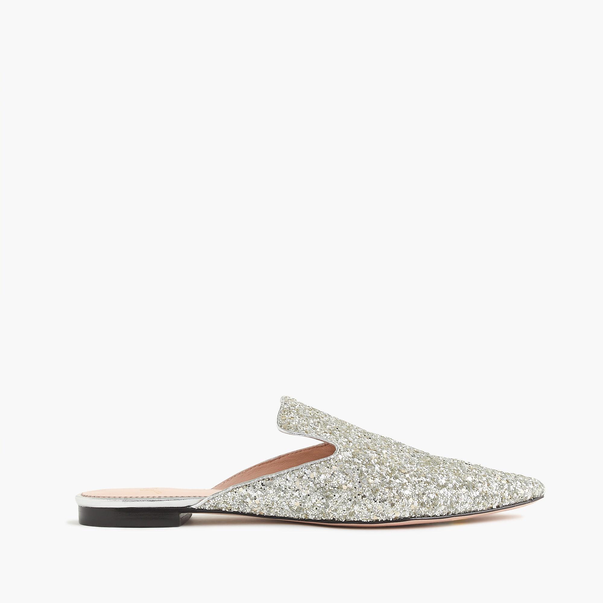 J.Crew Leather Pointed-toe Slides In 