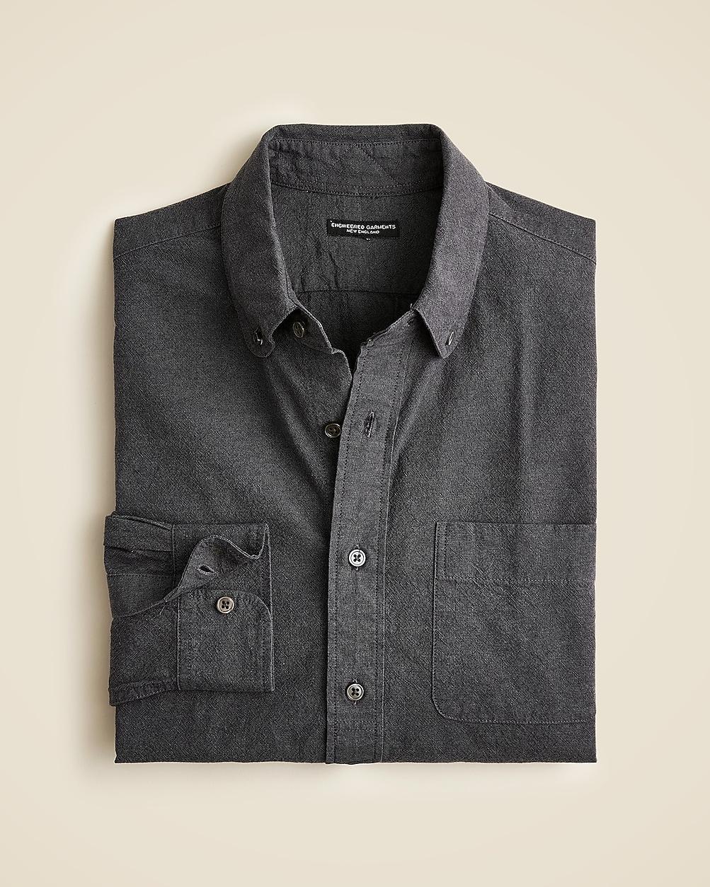 J.Crew Relaxed Cotton Oxford Club Collar Shirt in Gray for J.Crew Relaxed Cotton Oxford Club Collar Shirt in Gray for