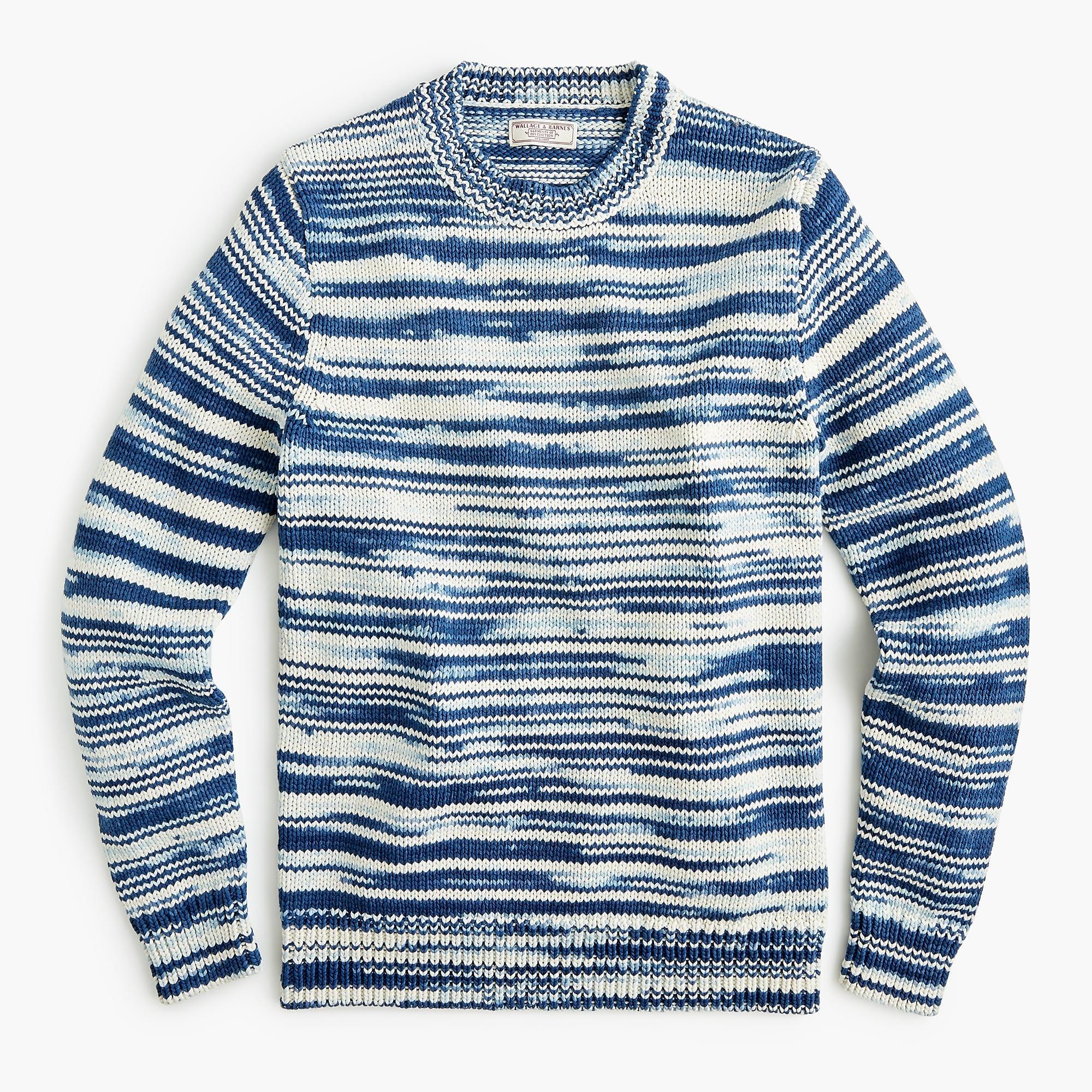 J.Crew Cotton Wallace & Barnes Space-dyed Crewneck Sweater in Blue for ...