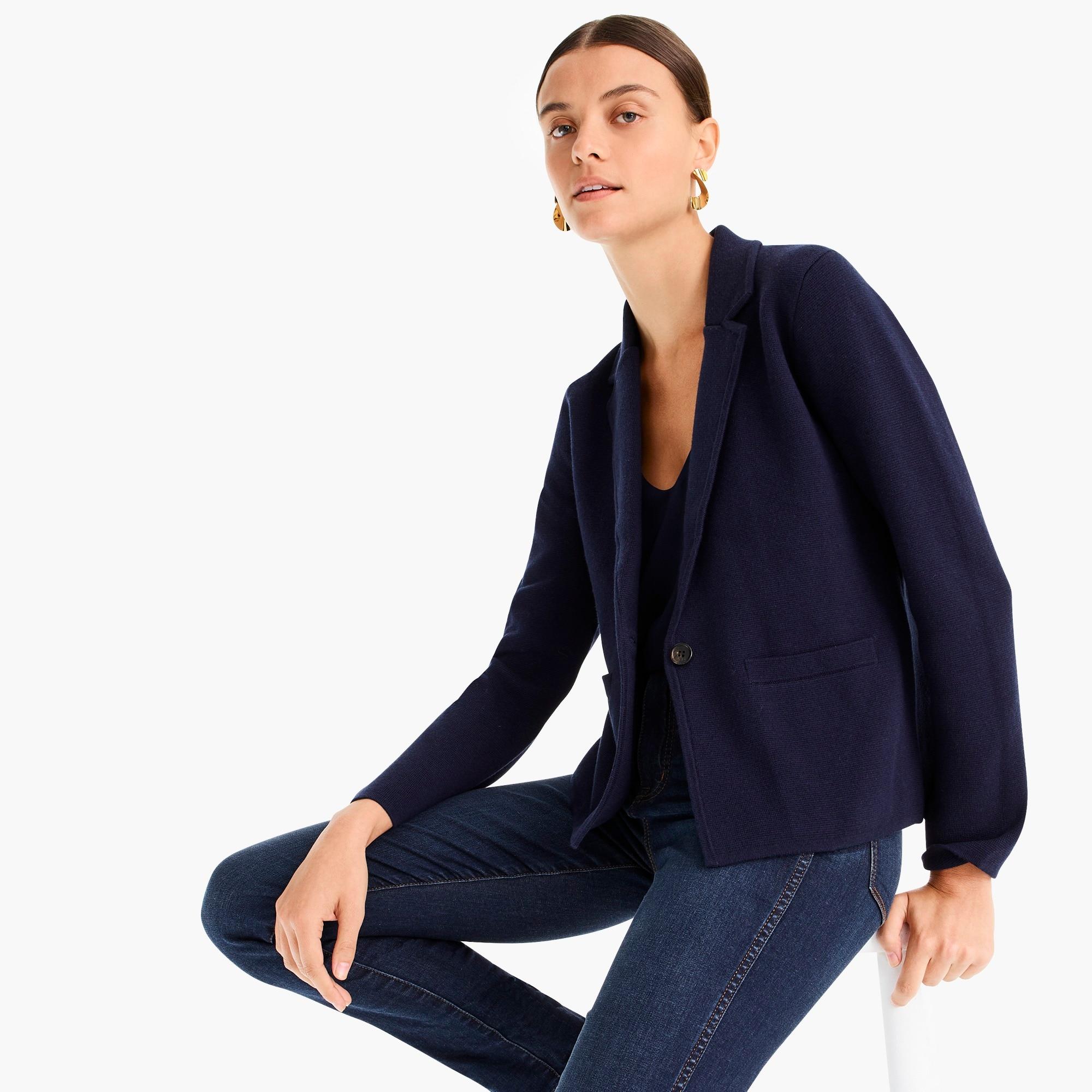 j crew knit blazer, massive reduction 