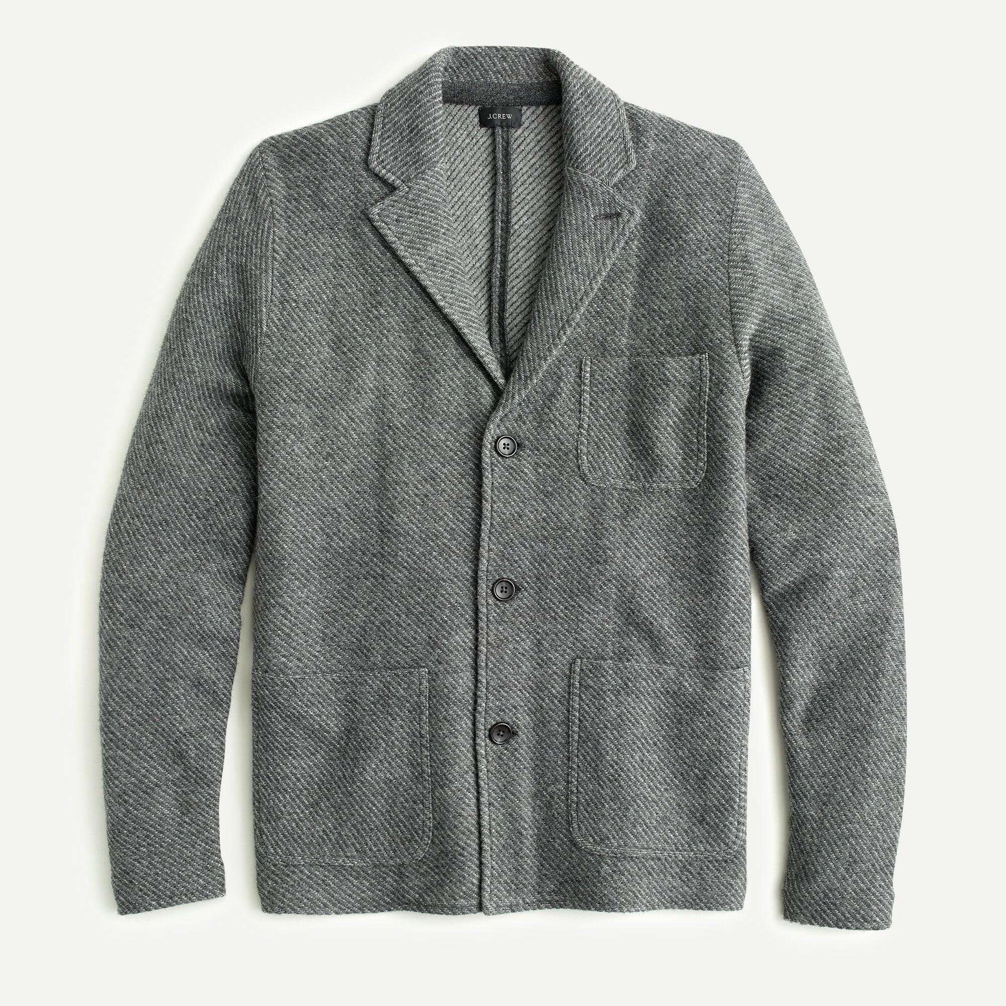 wool blend workwear jacket