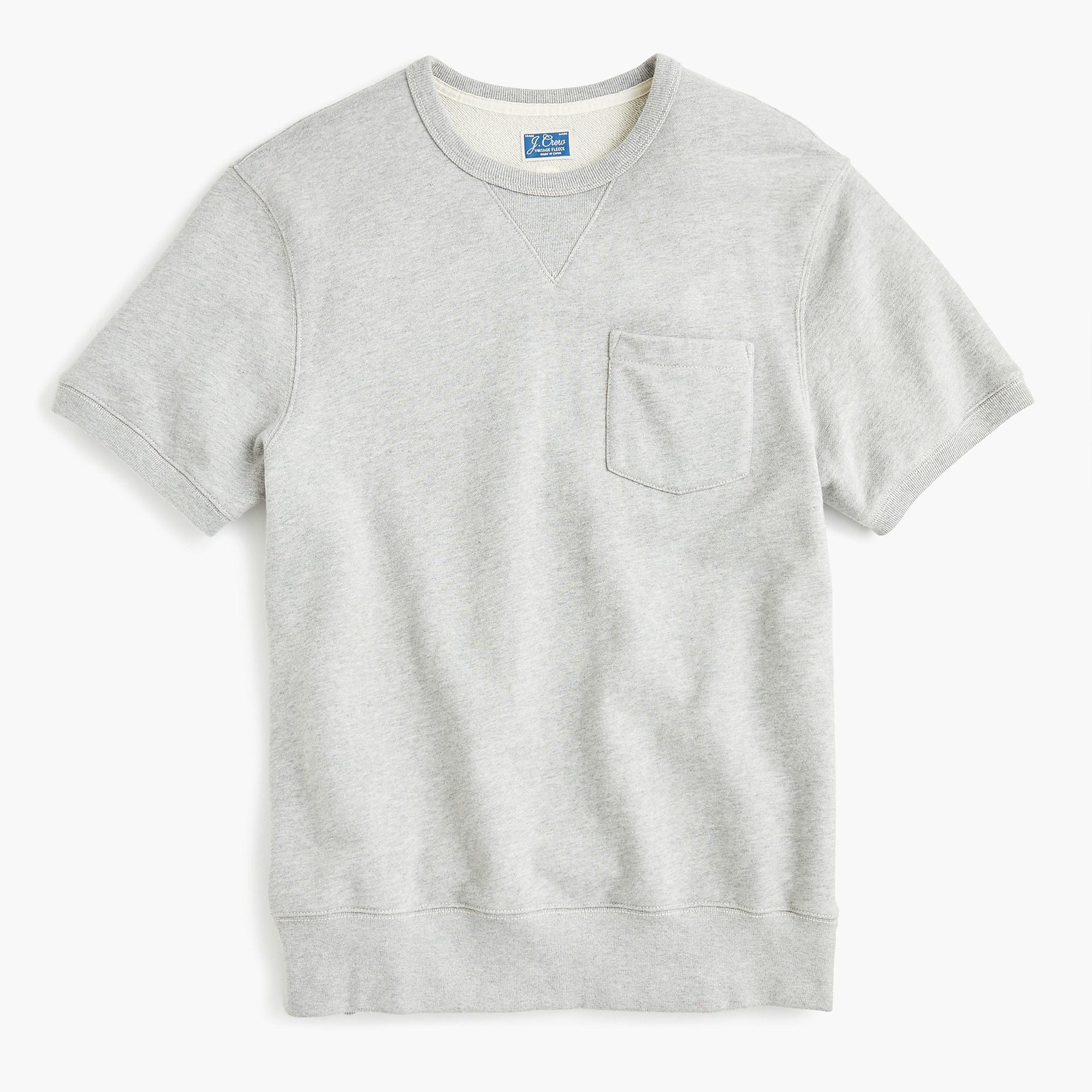 Terry short store sleeve sweatshirt