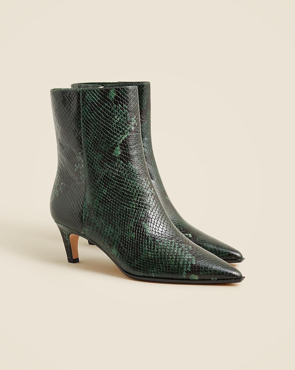 J crew snakeskin boots hotsell