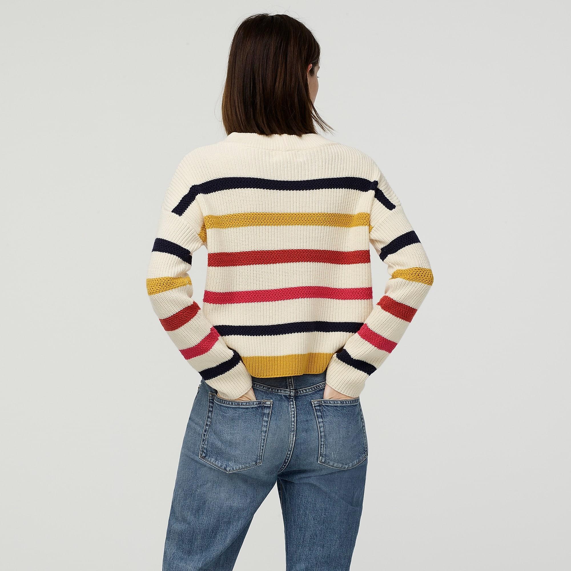 J.Crew Cotton The Reeds X Sweater In Rainbow Stripe - Lyst