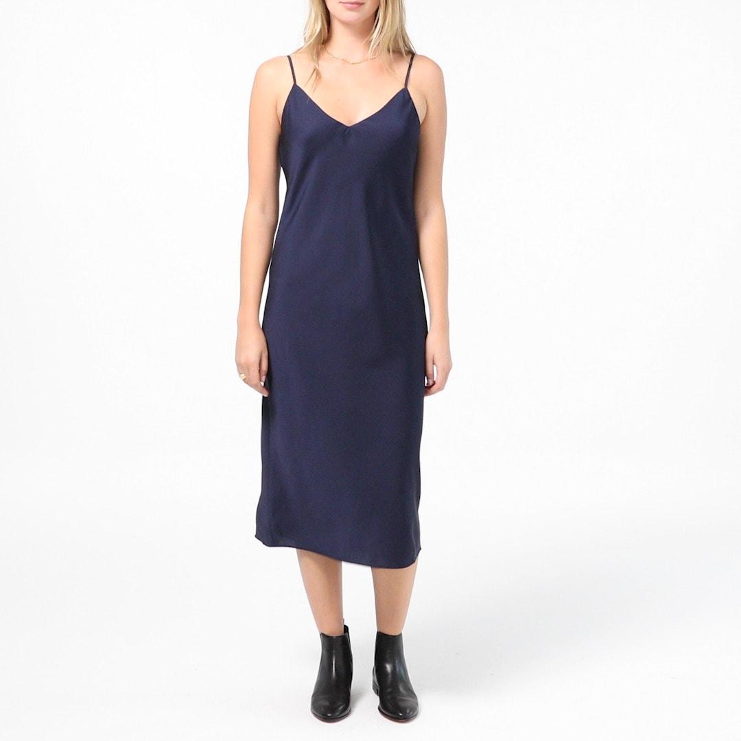 j crew midi slip dress