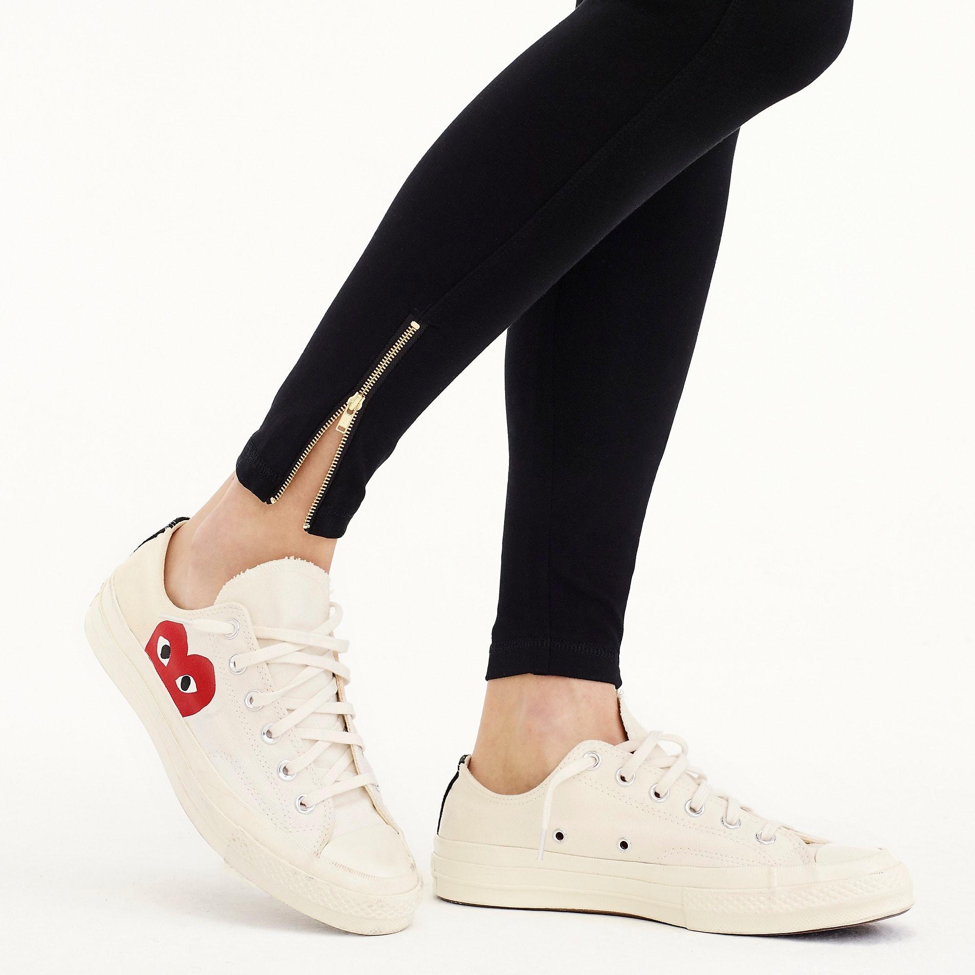 J crew leggings with clearance zipper