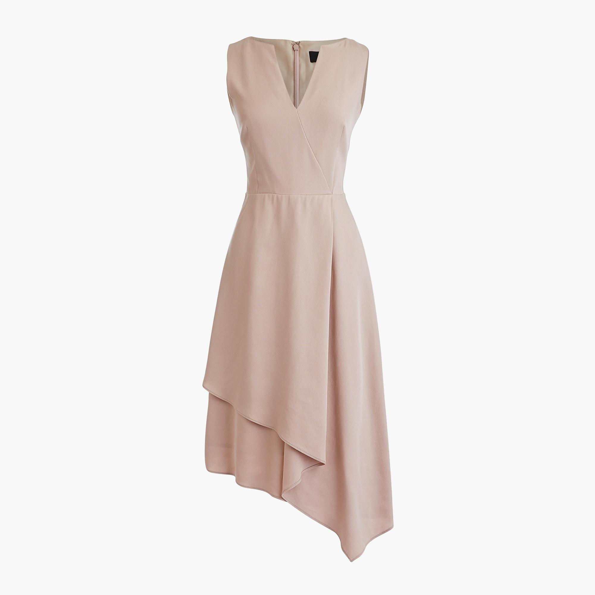 j crew asymmetrical sheath dress