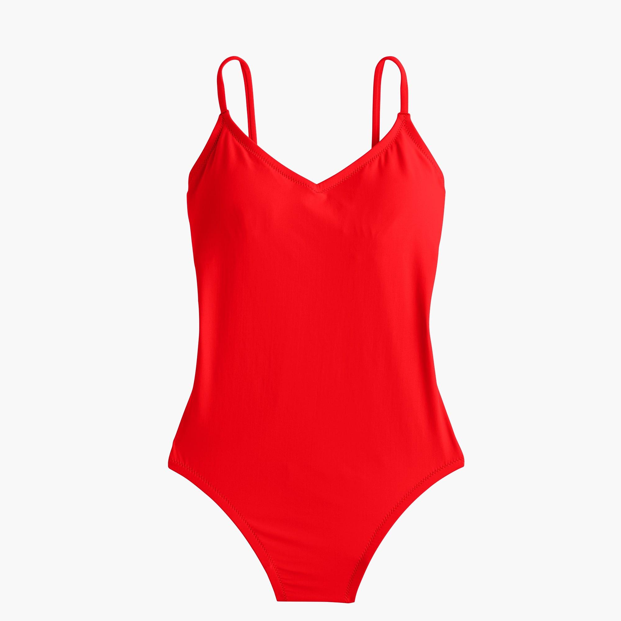 J.Crew Synthetic Ballet One-piece Swimsuit in Bright Cerise (Red ...