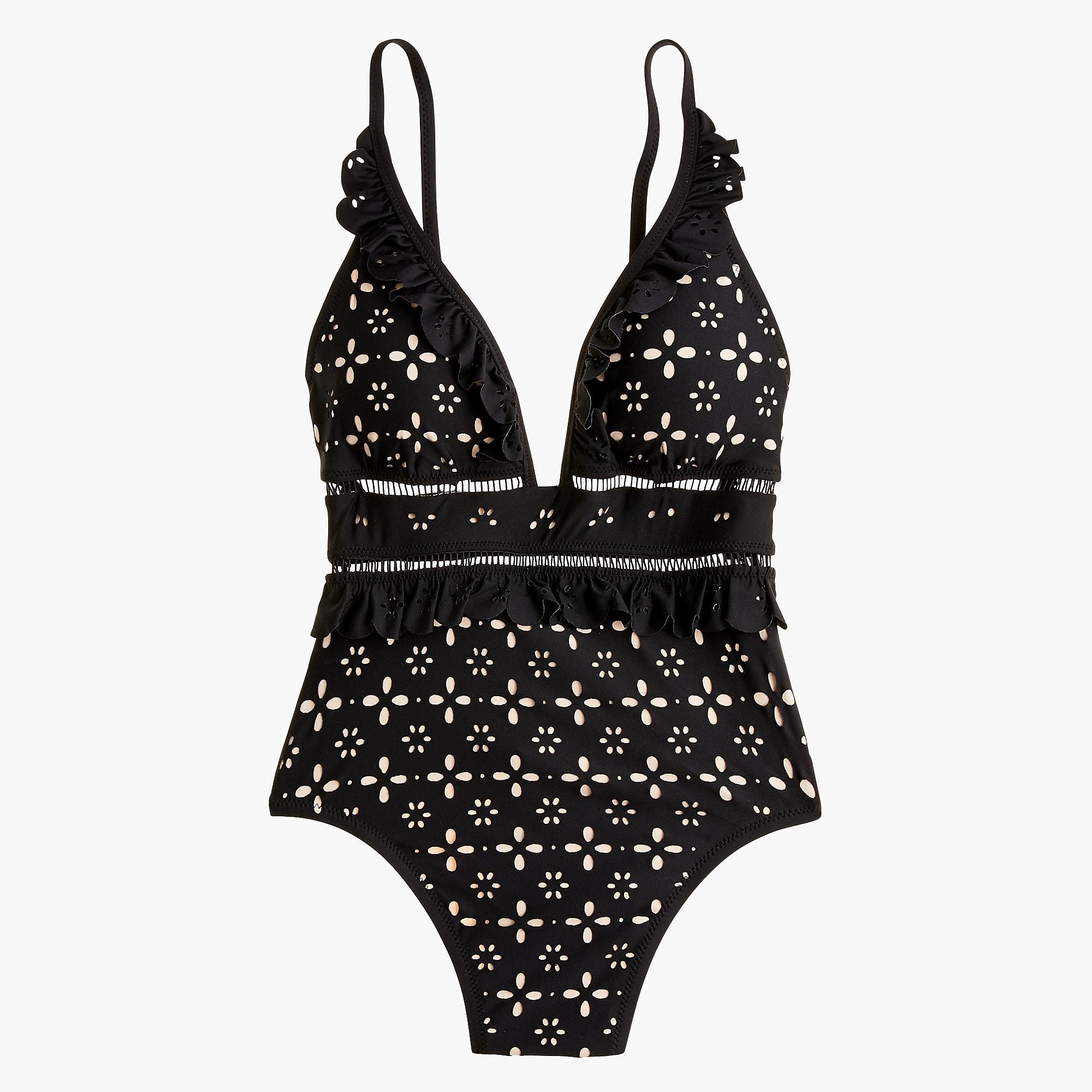 J crew scalloped swimsuit sale