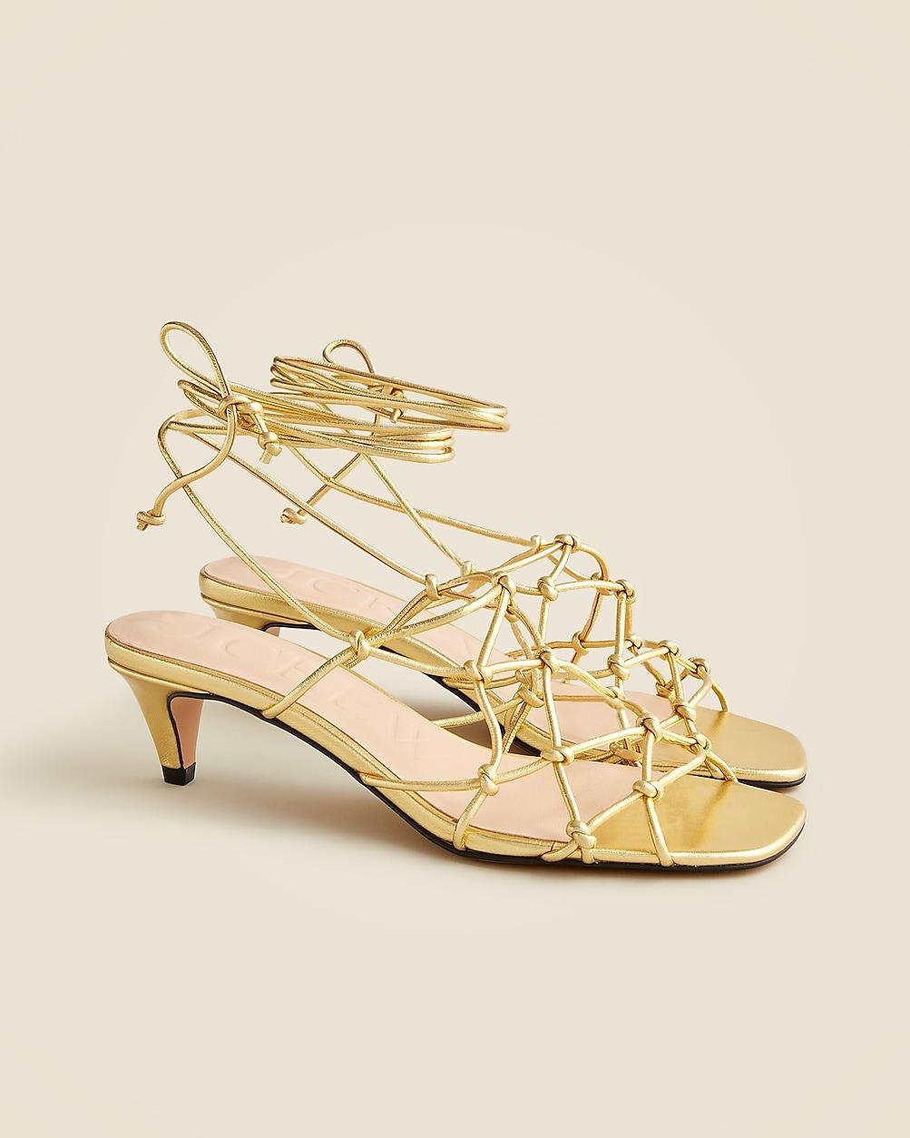 Lace up kitten heels hotsell