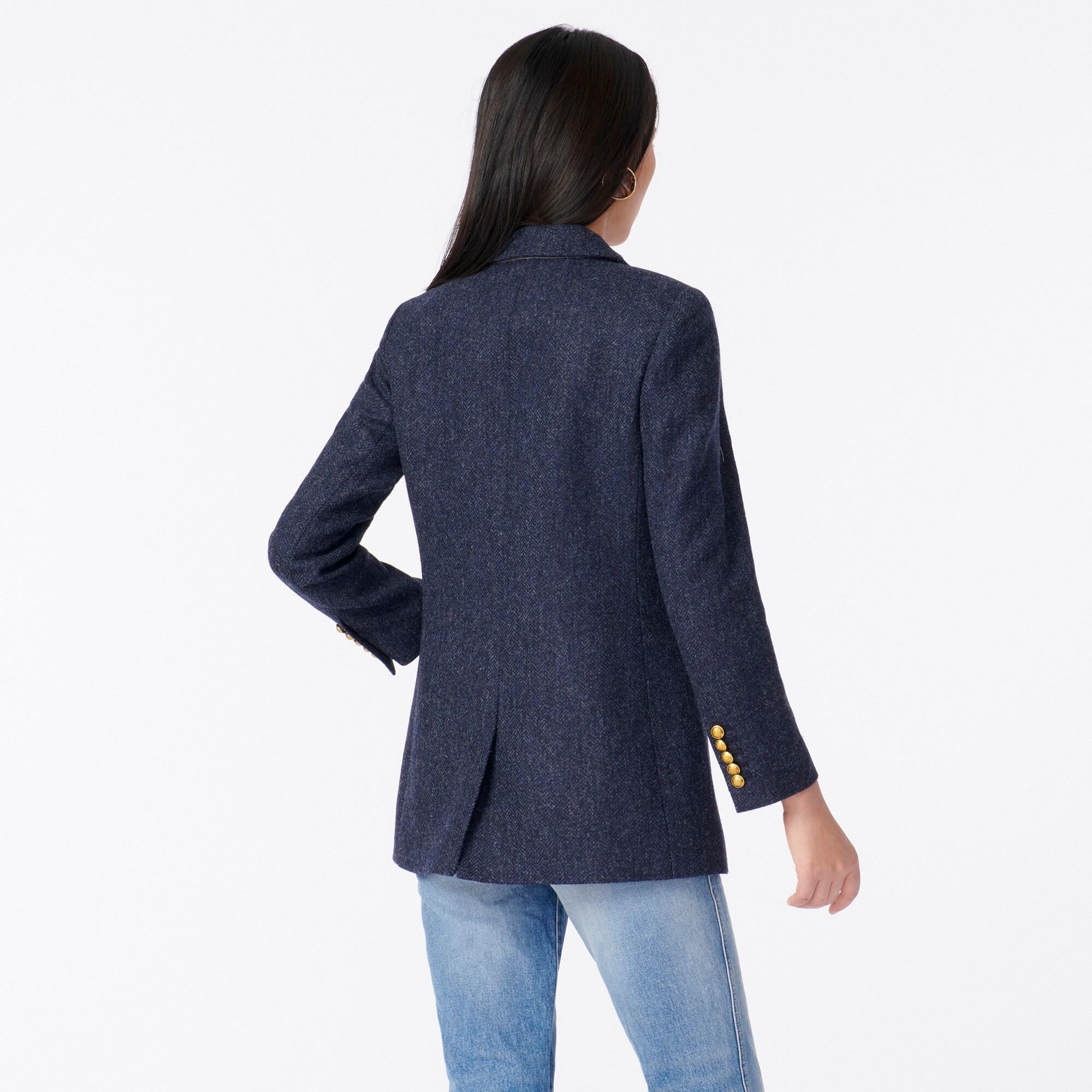 J.Crew Long Parke Blazer In Navy 