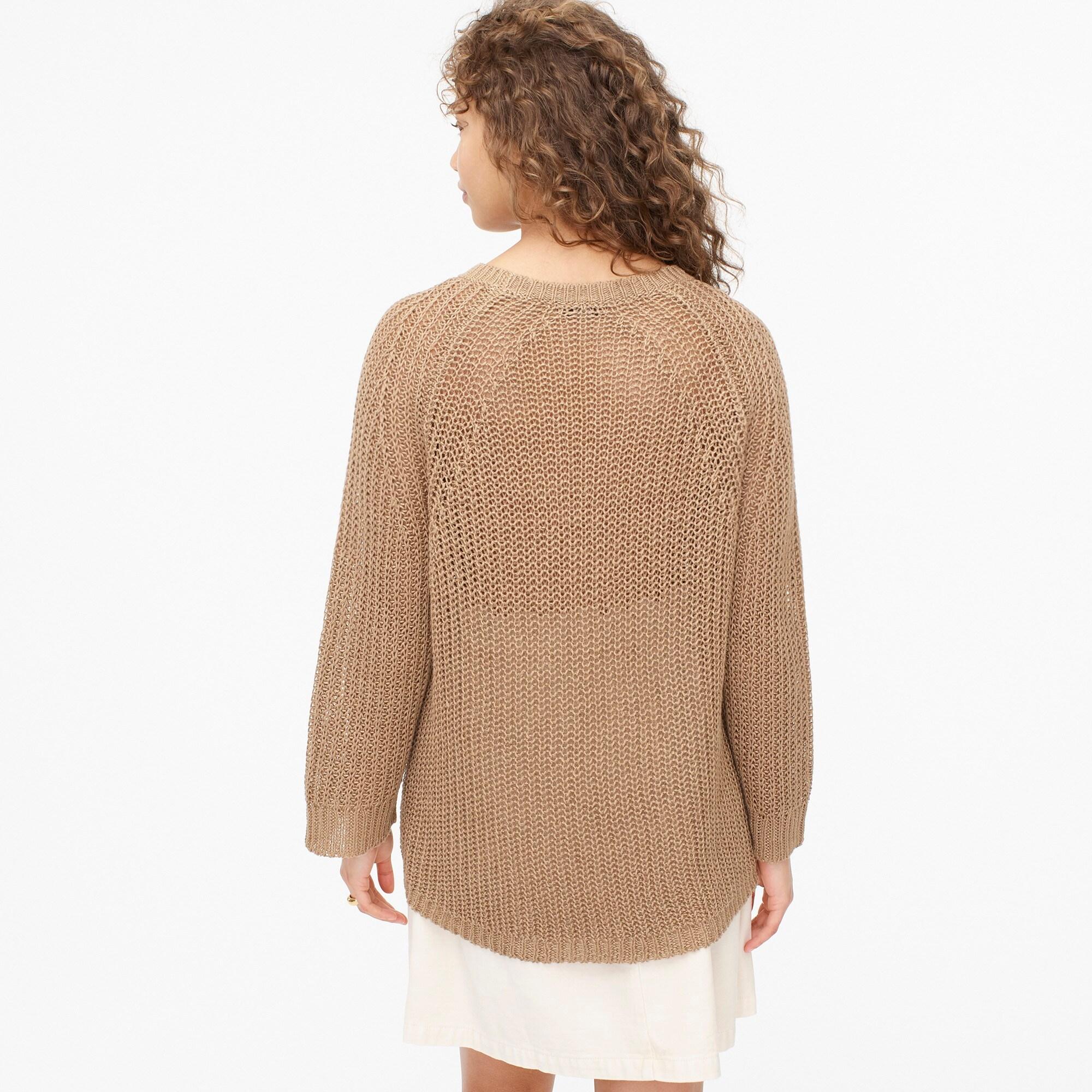 J crew linen sweater discount