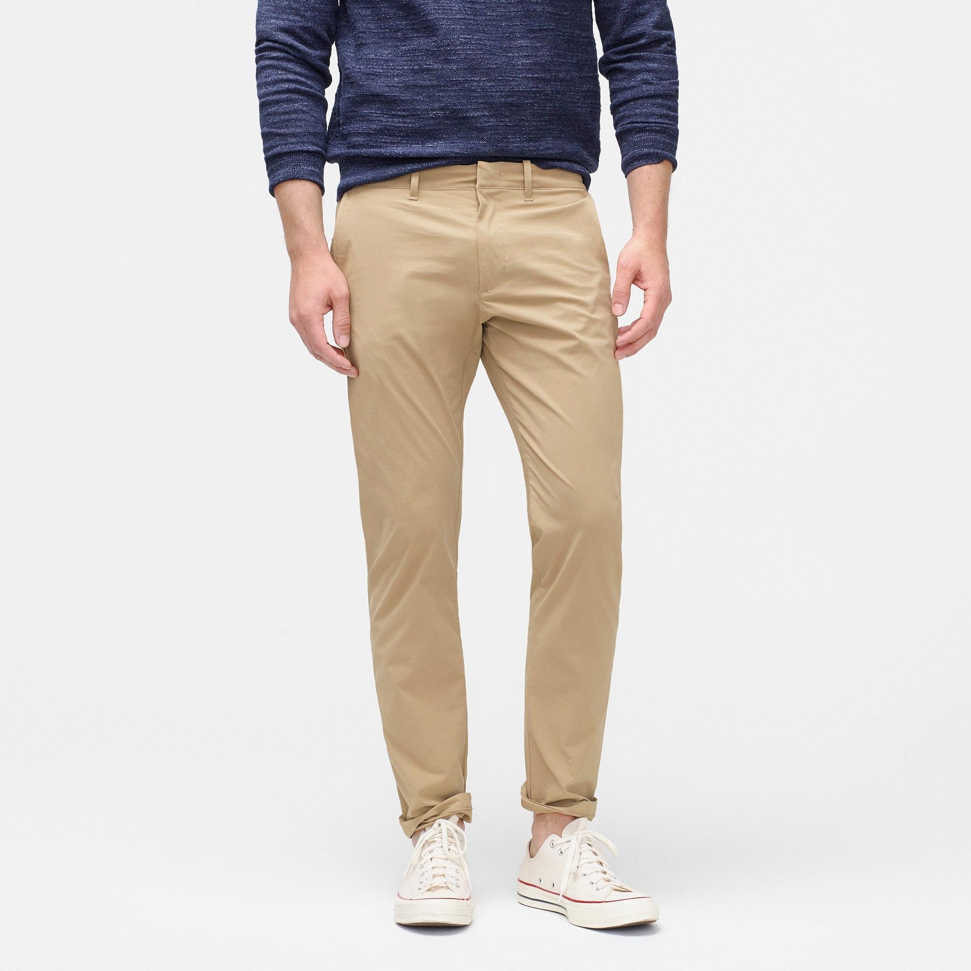 J.Crew Synthetic 484 Slim-fit Tech Pant in Honey Brown (Natural) for ...