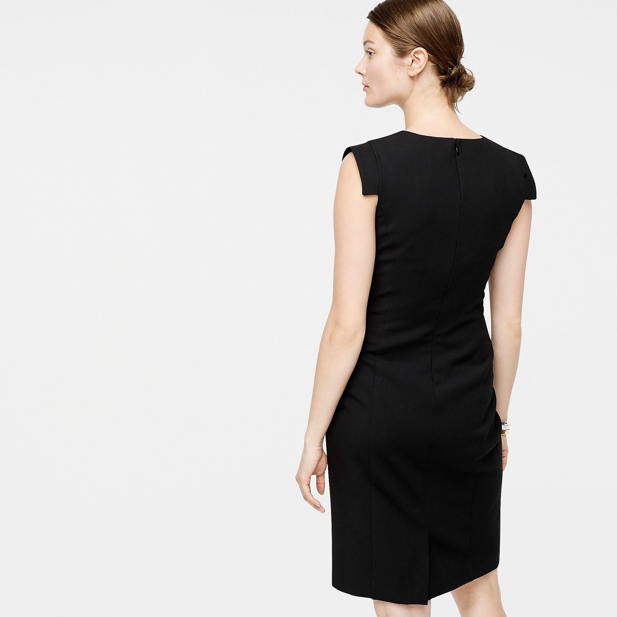 J.Crew Synthetic Hatch X Résumé Dress in Black Lyst