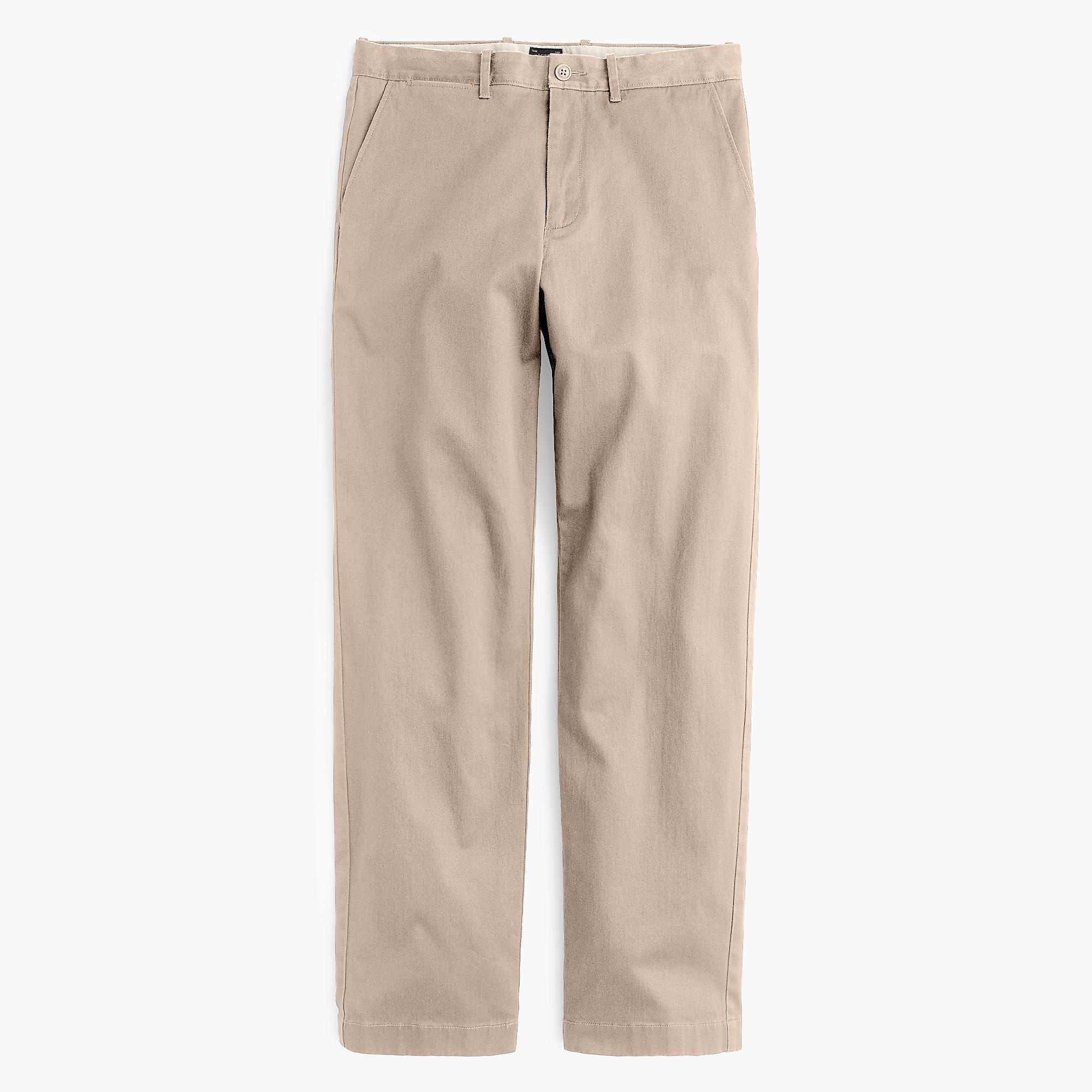 J.Crew Cotton 1450 Relaxedfit Stretch Chino in Natural for Men Lyst