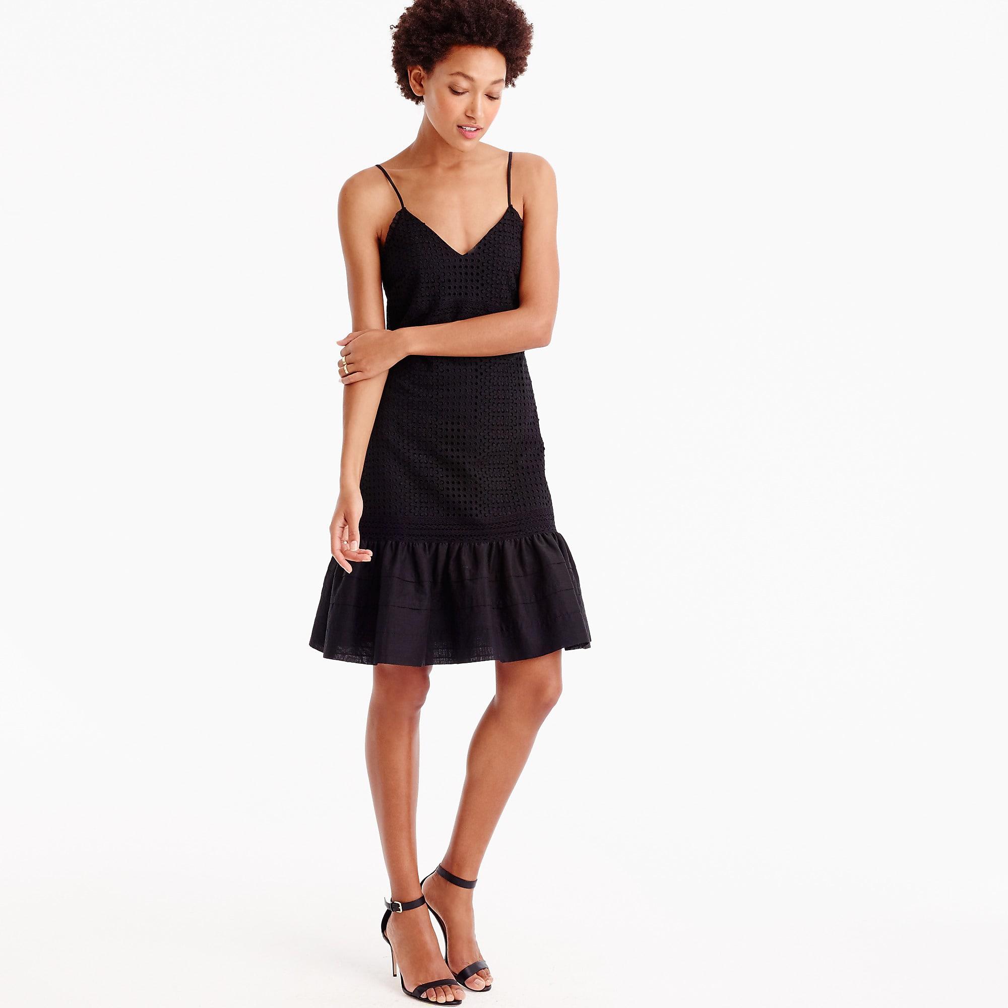 J crew factory eyelet cheap dress