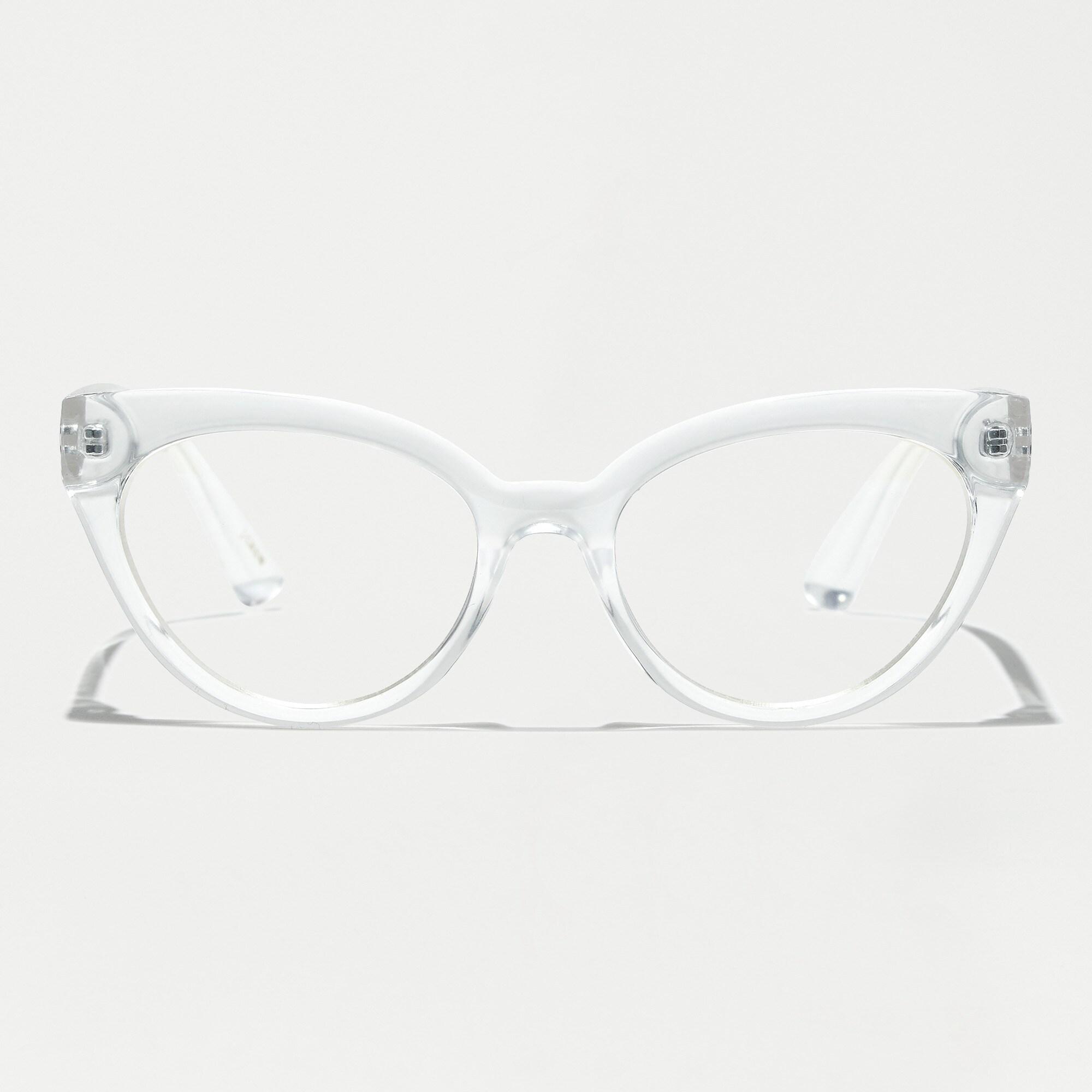 Clear cat eye blue light glasses Clearance