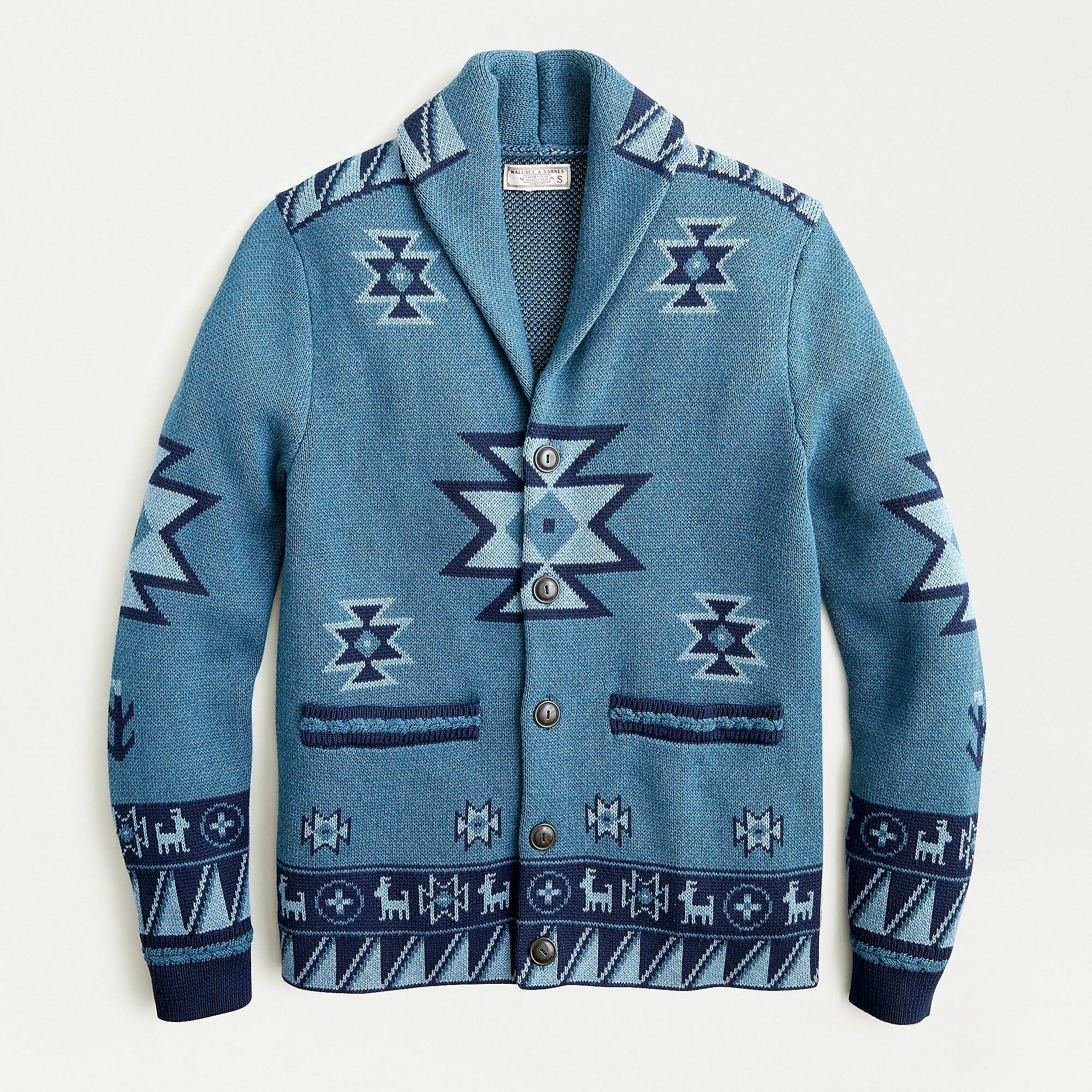 mens western cardigan