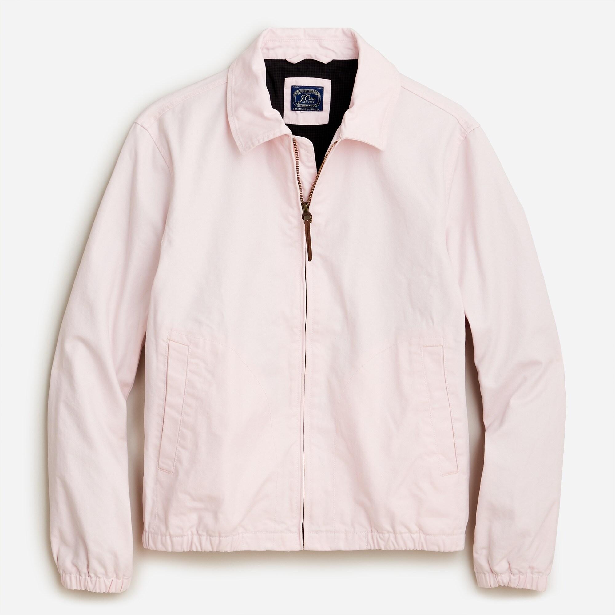 J.Crew Harrington Jacket In Cotton Twill in Pink for Men Lyst