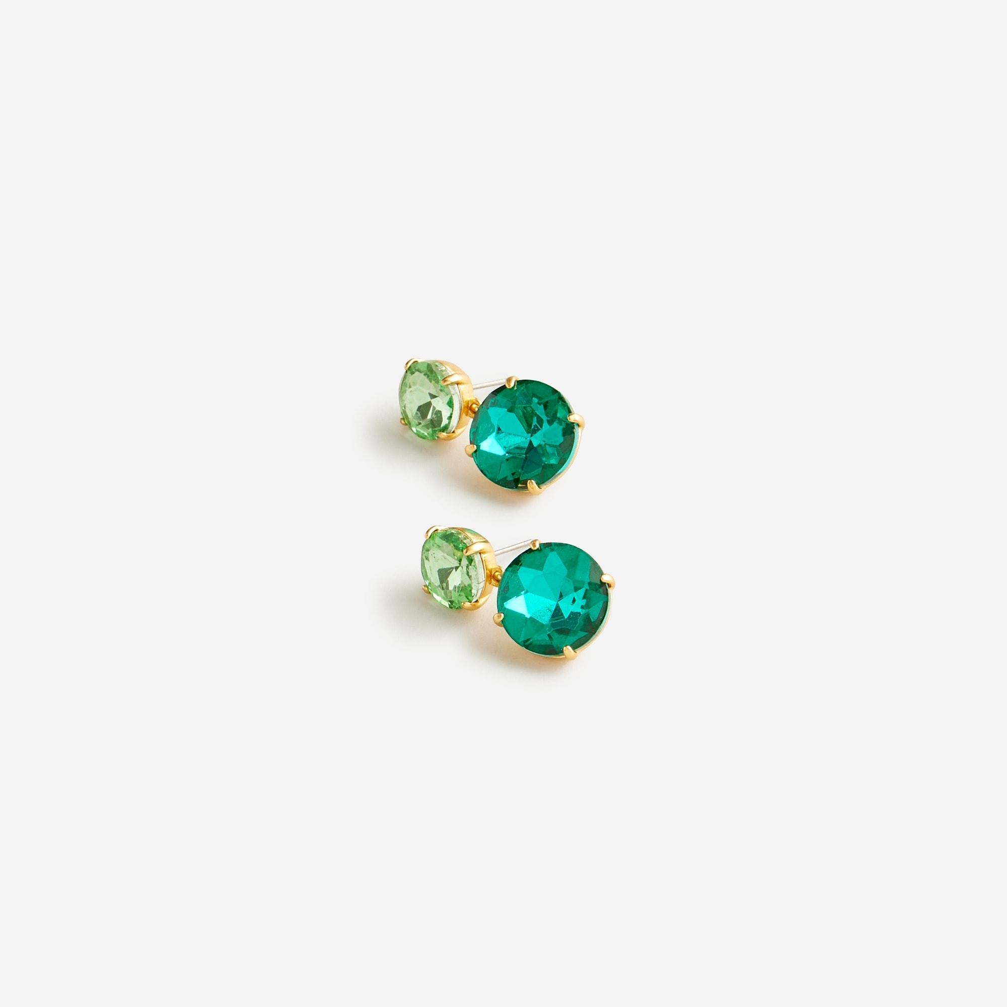 J crew crystal drop deals earrings