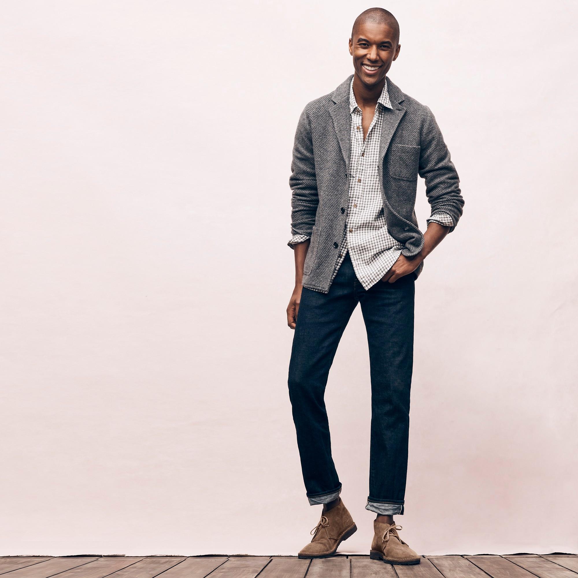 wool blend workwear jacket